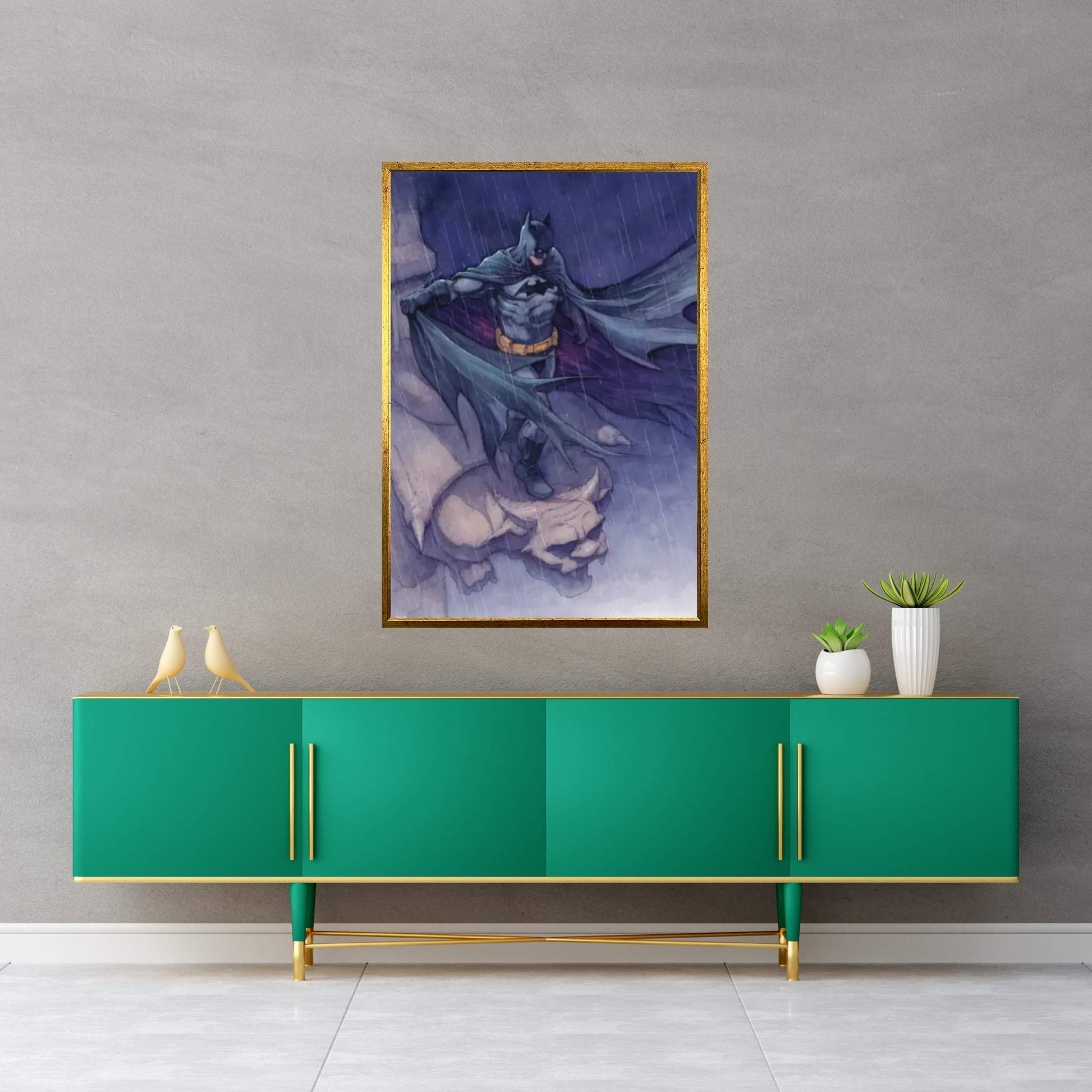 Dark Knight Canvas Wall Art - Y Canvas