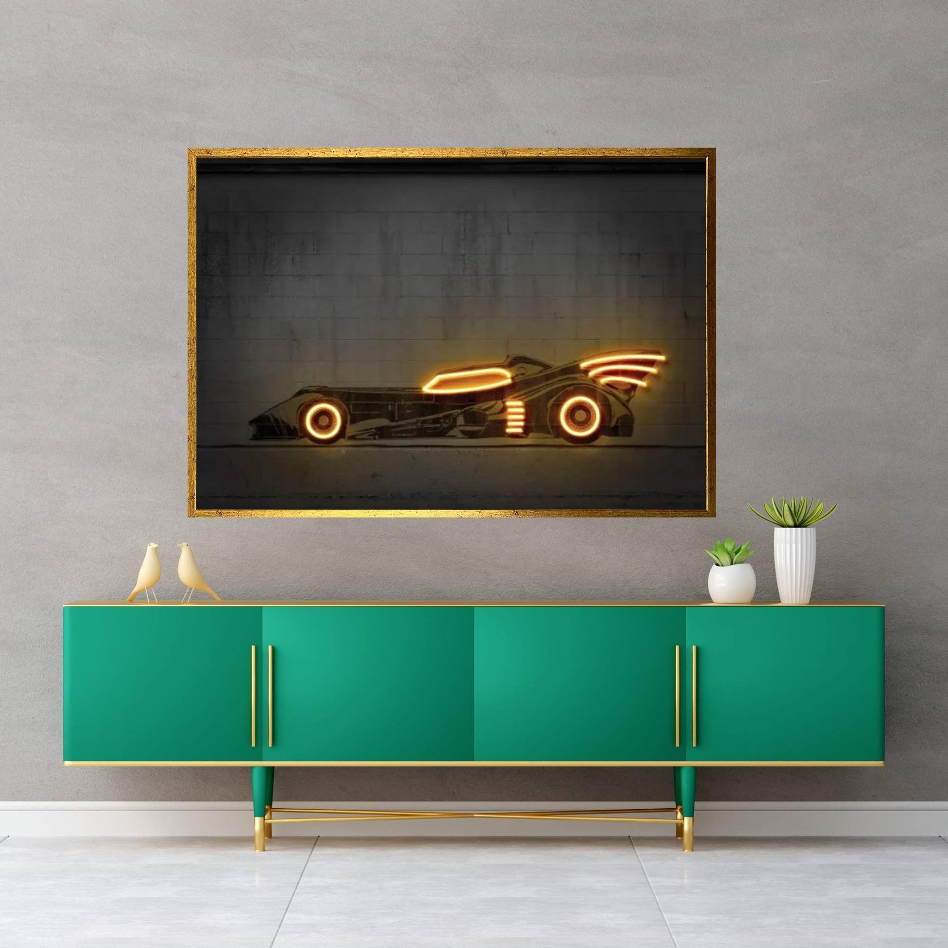 Batmobile 89 Canvas Wall Art - Y Canvas