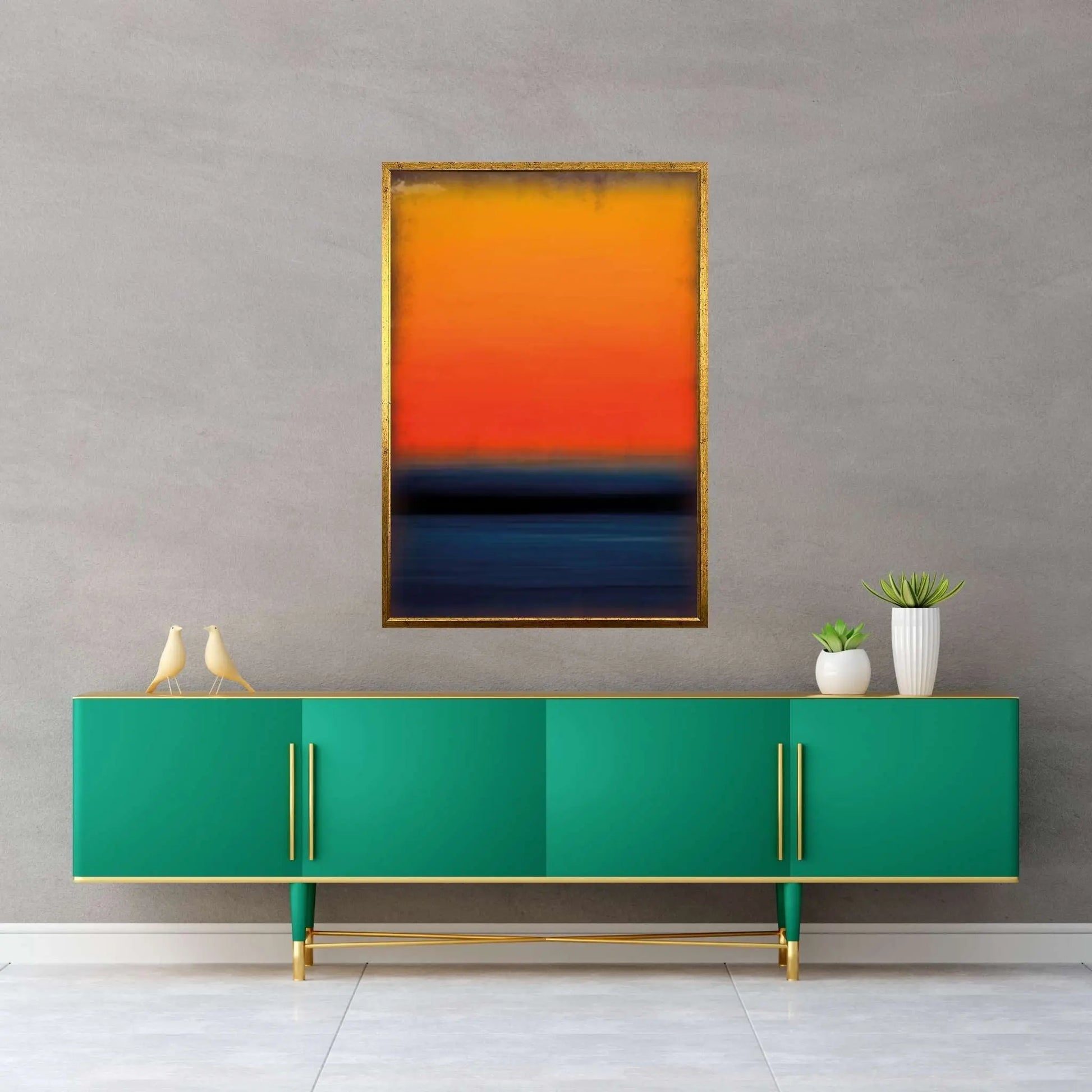 Mark Rothko Frame Canvas/Poster Art Reproduction, Rothko Reproduction - Y Canvas