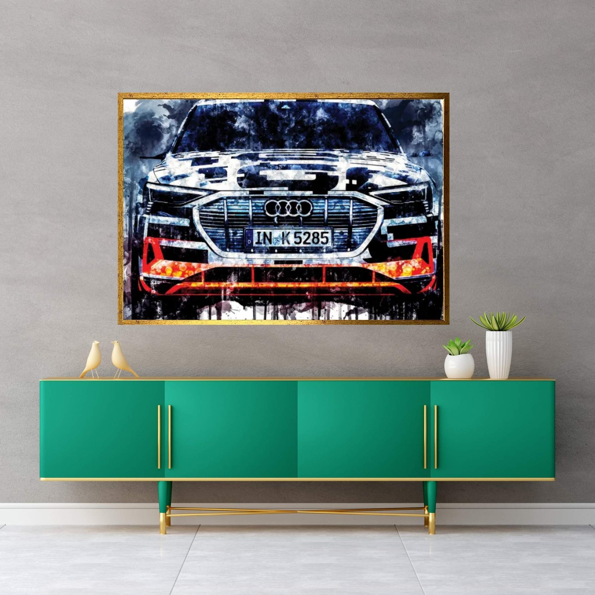 2018 Audi E Tron Prototype Canvas Wall Art - Y Canvas