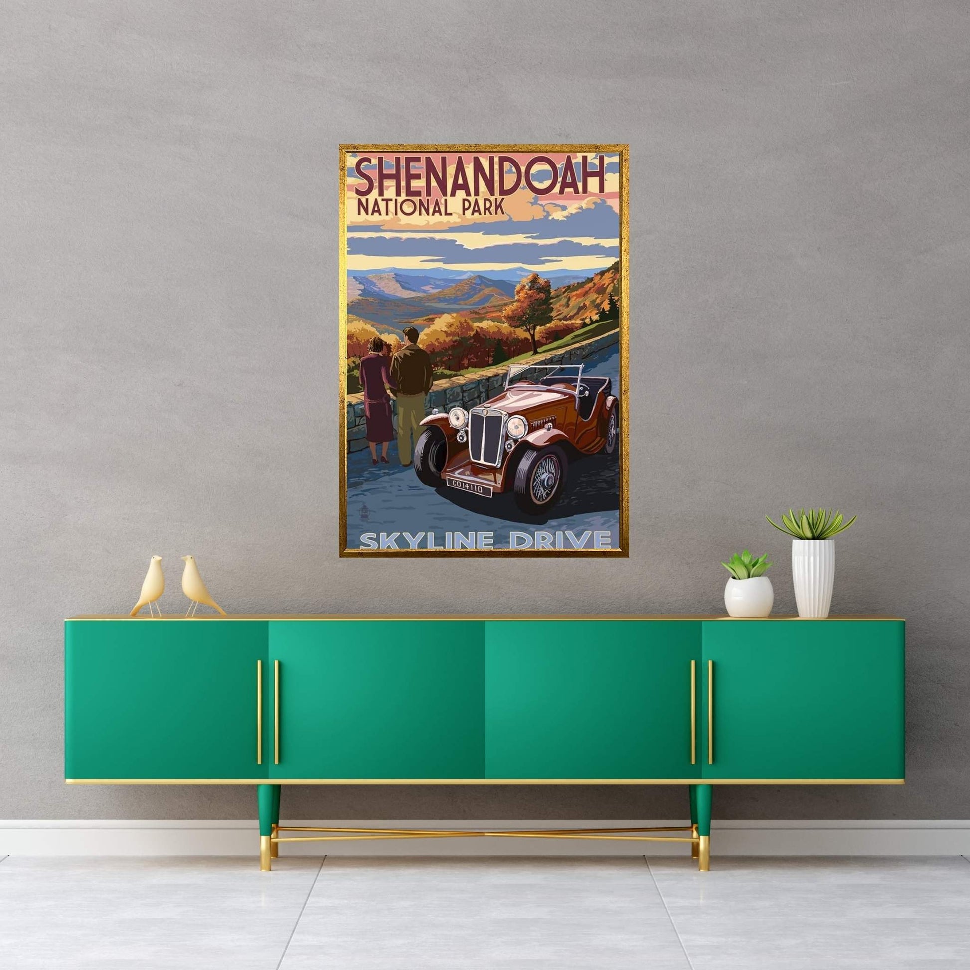 Shenandoah National Park (Skyline Drive) Canvas Wall Art - Y Canvas