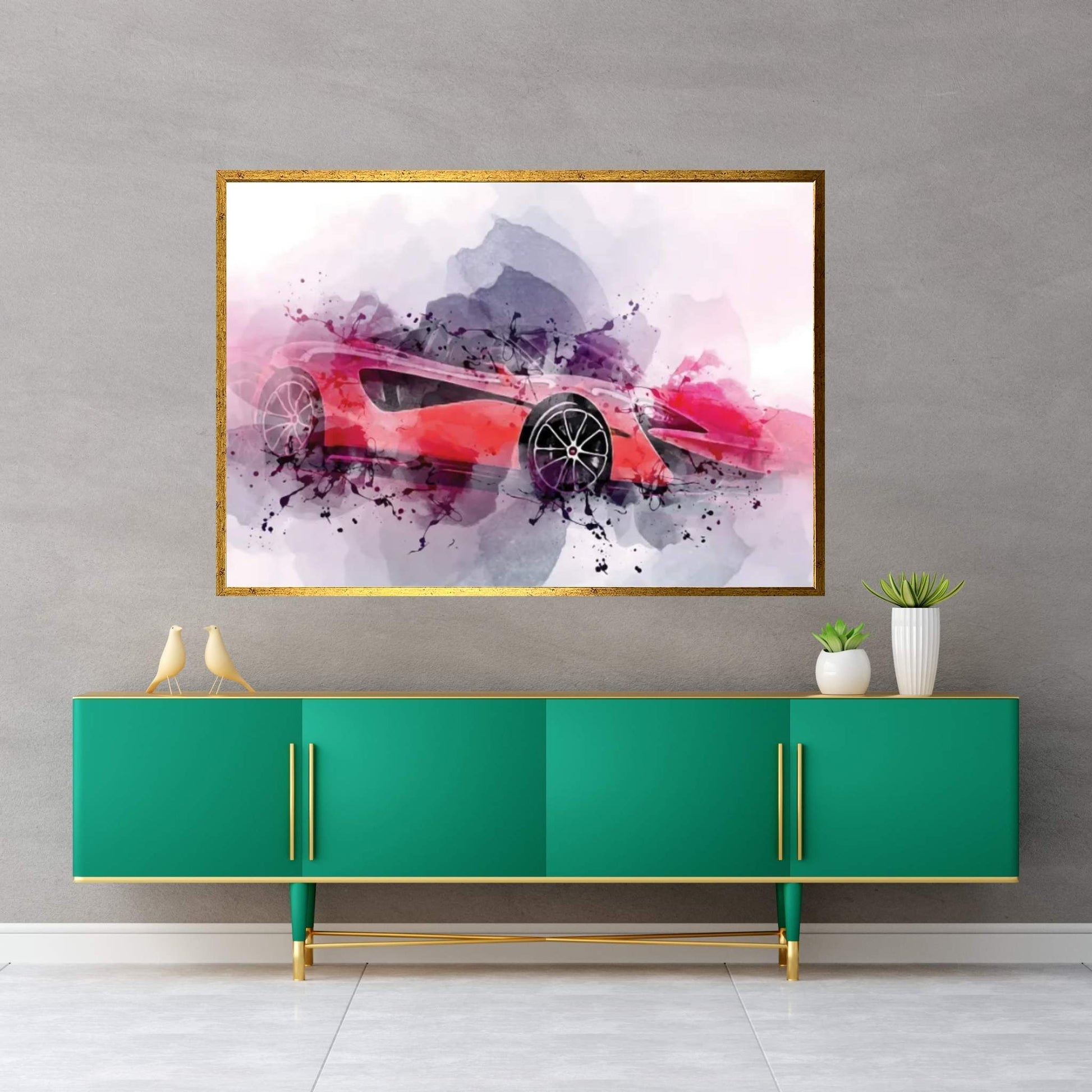 Mclaren V70S Hypercars 2021 Canvas Wall Art - Y Canvas