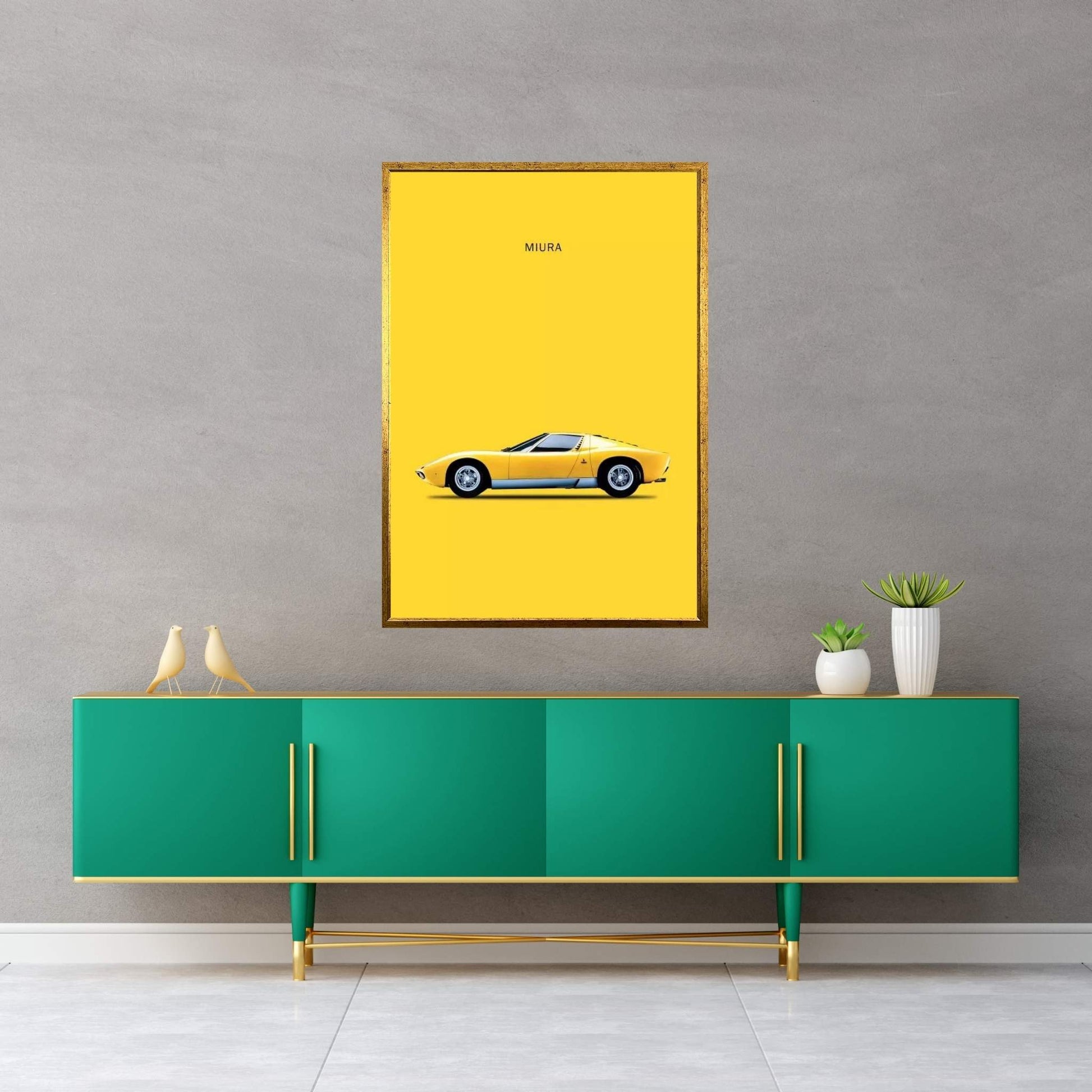 1972 Lamborghini Miura Canvas Wall Art - Y Canvas