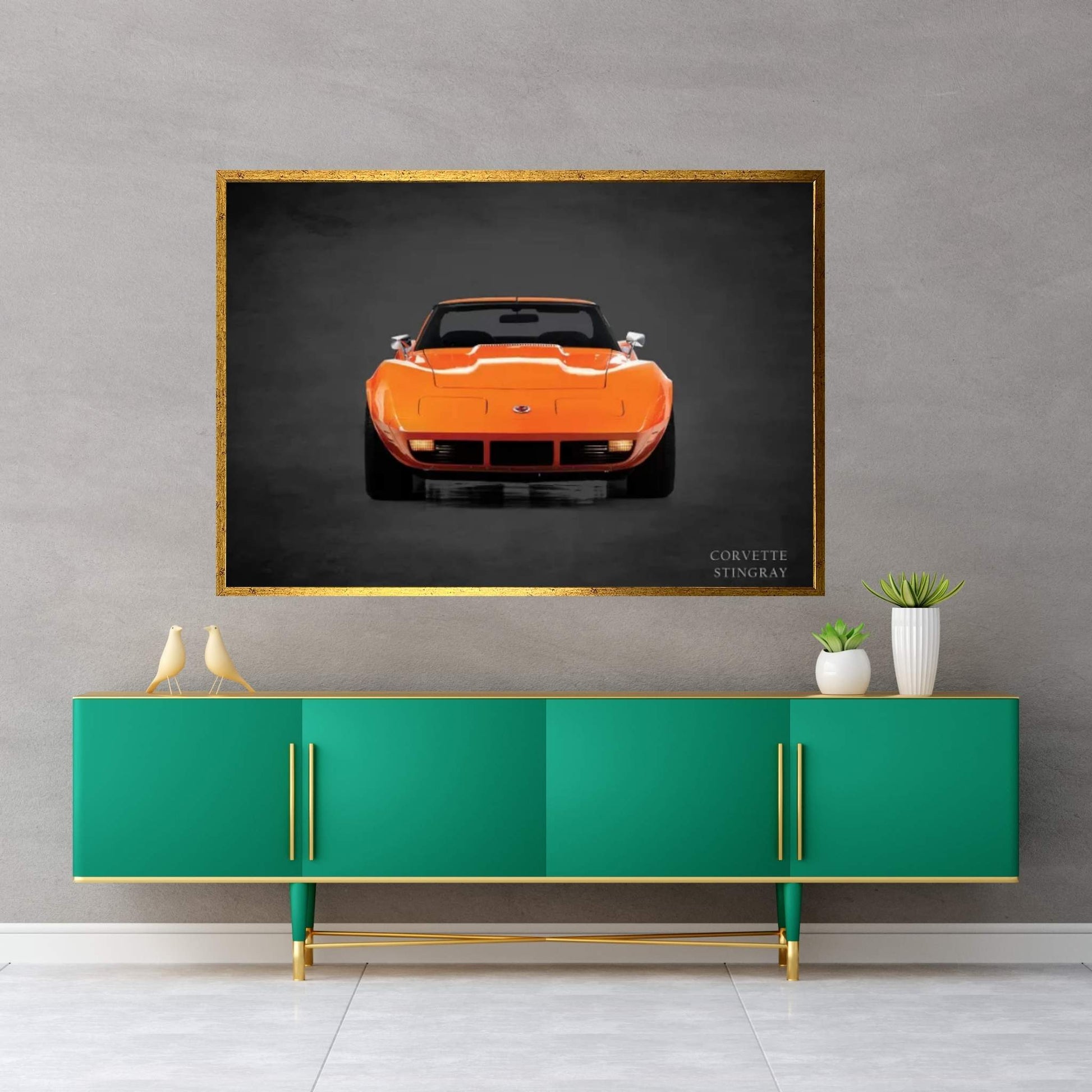 1974 Chevrolet Corvette Stingray Canvas Wall Art - Y Canvas