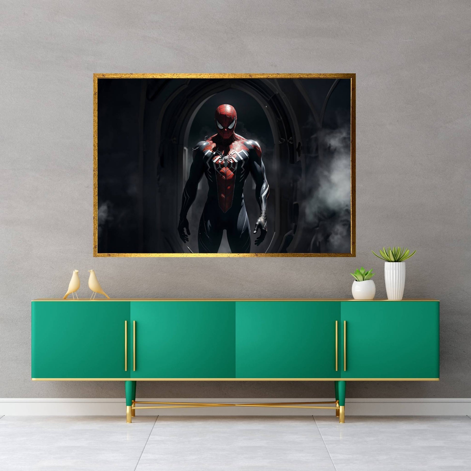 Spiderman Canvas Wall Art - Y Canvas