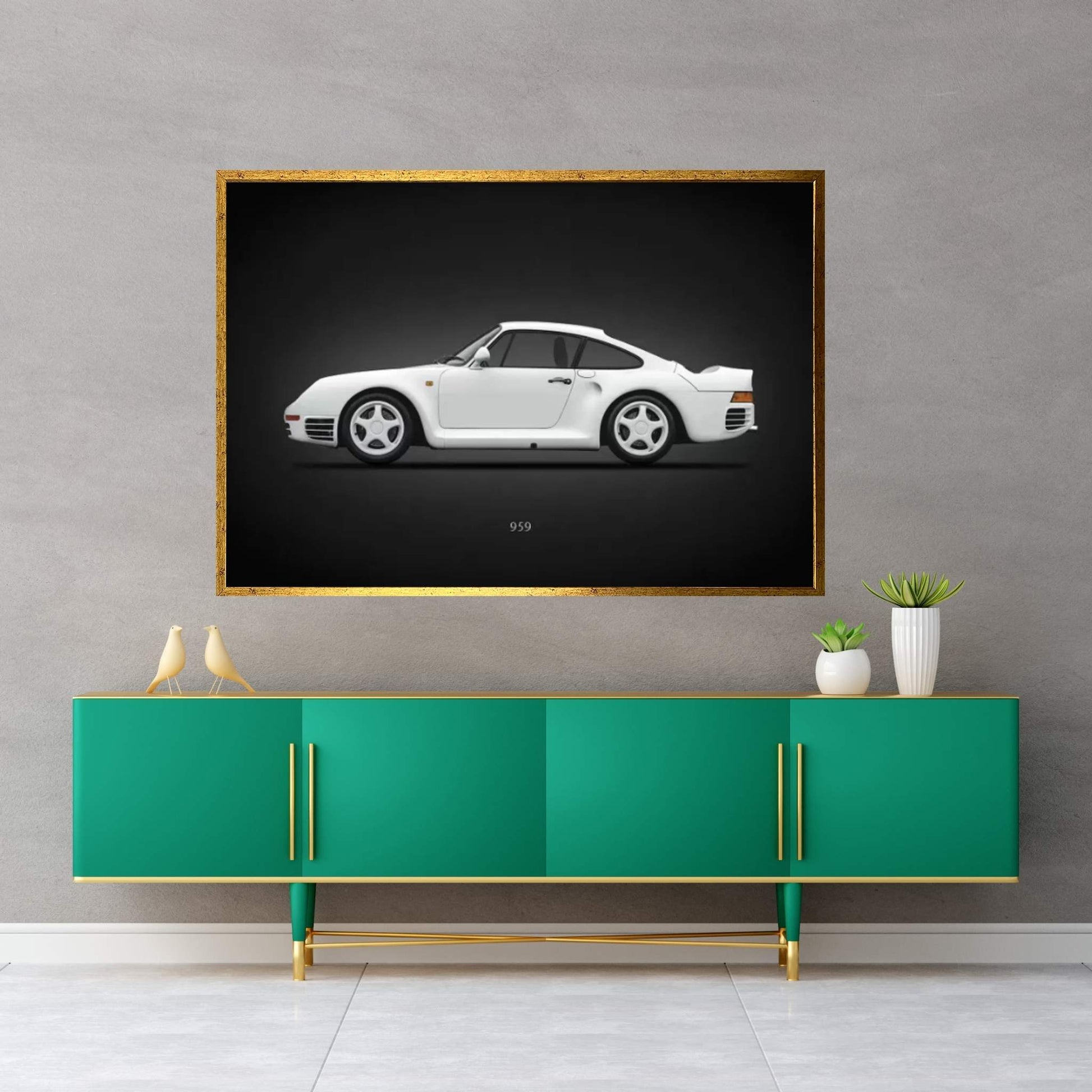 Porsche 959 Canvas Wall Art - Y Canvas