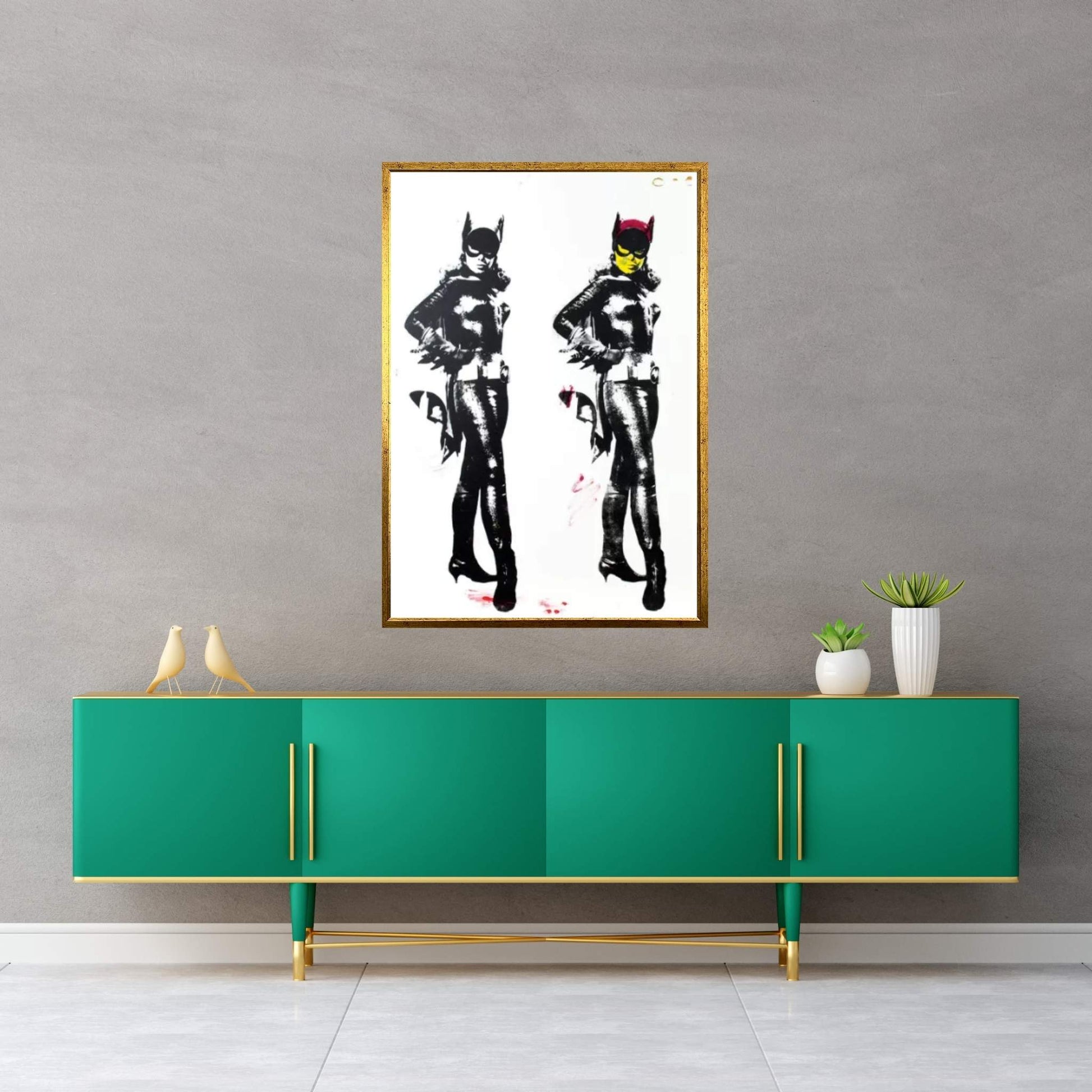 Batgirl II Canvas Wall Art - Y Canvas