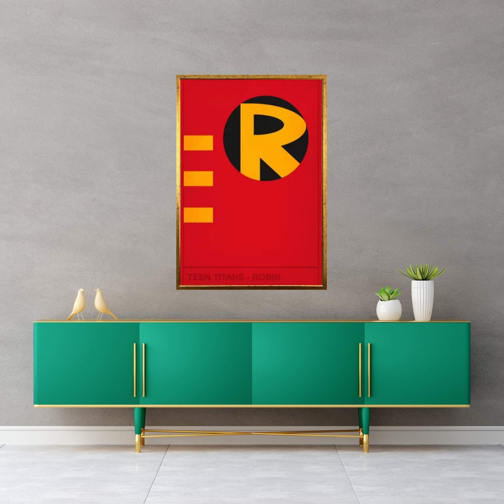 Teen Titans Robin Canvas Wall Art - Y Canvas