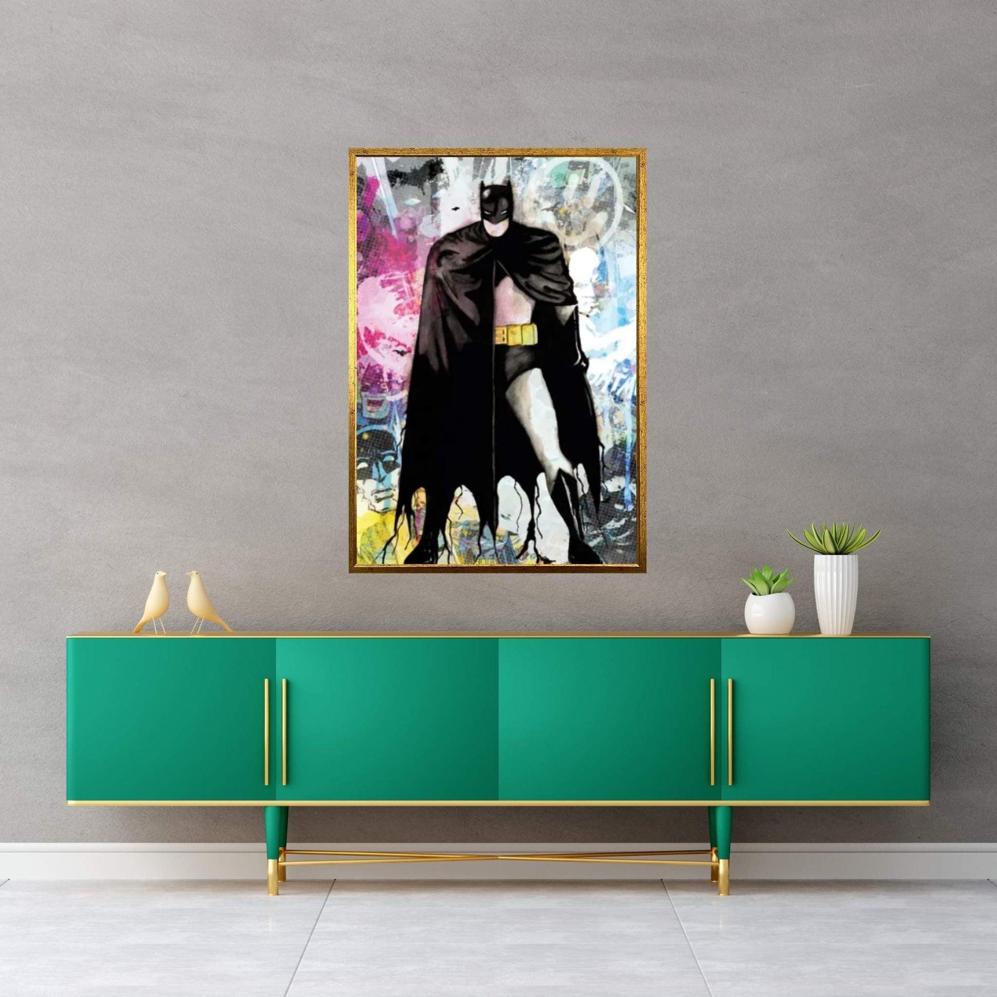 Dark Knight Canvas Wall Art - Y Canvas