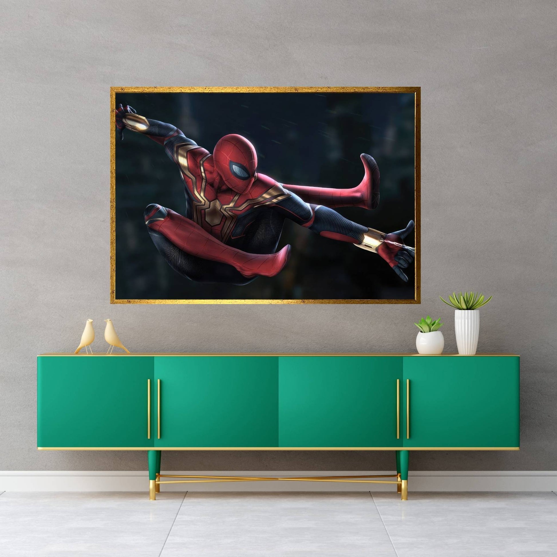 Spiderman Canvas Wall Art - Y Canvas