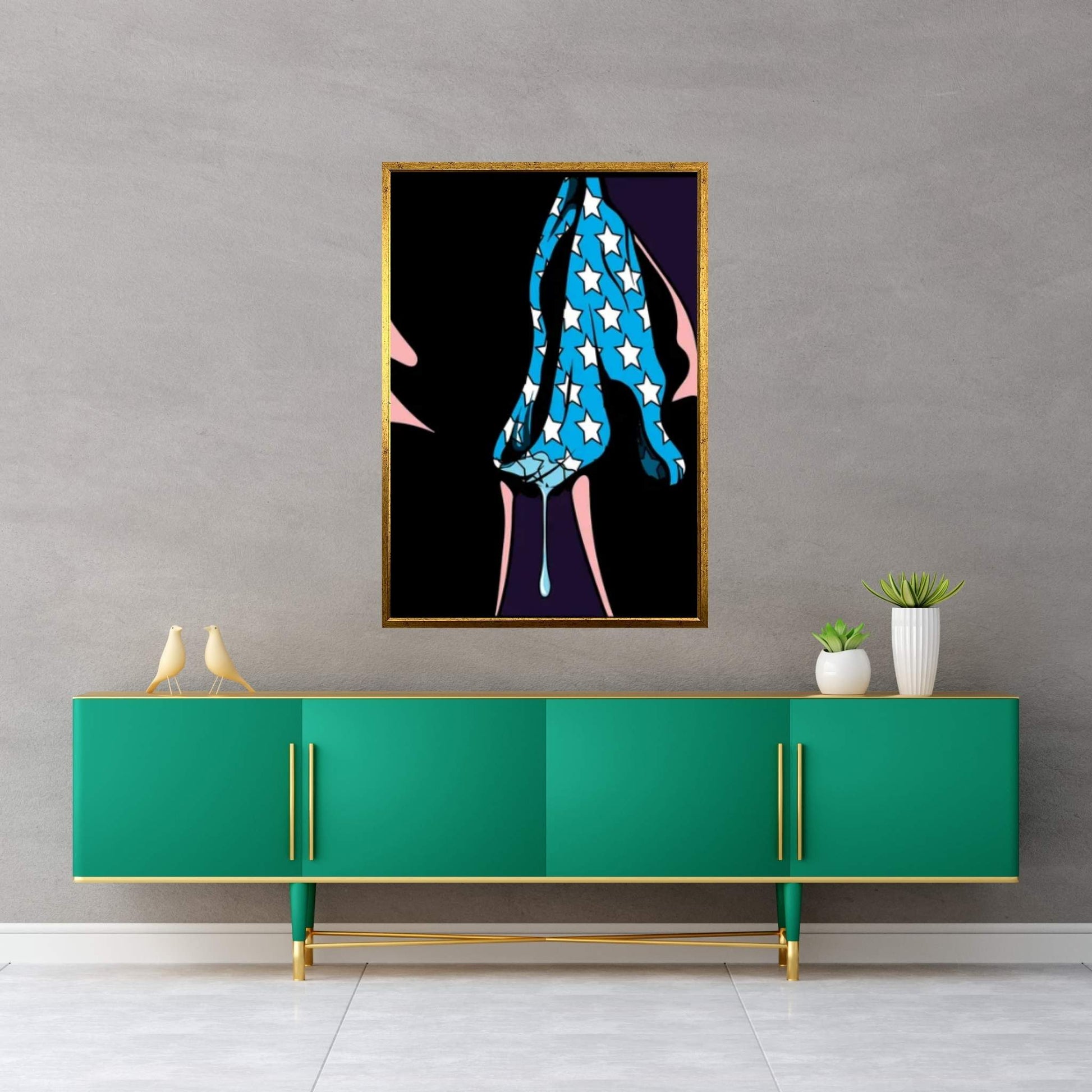 Bodies In The Dark I Canvas Wall Art - Y Canvas