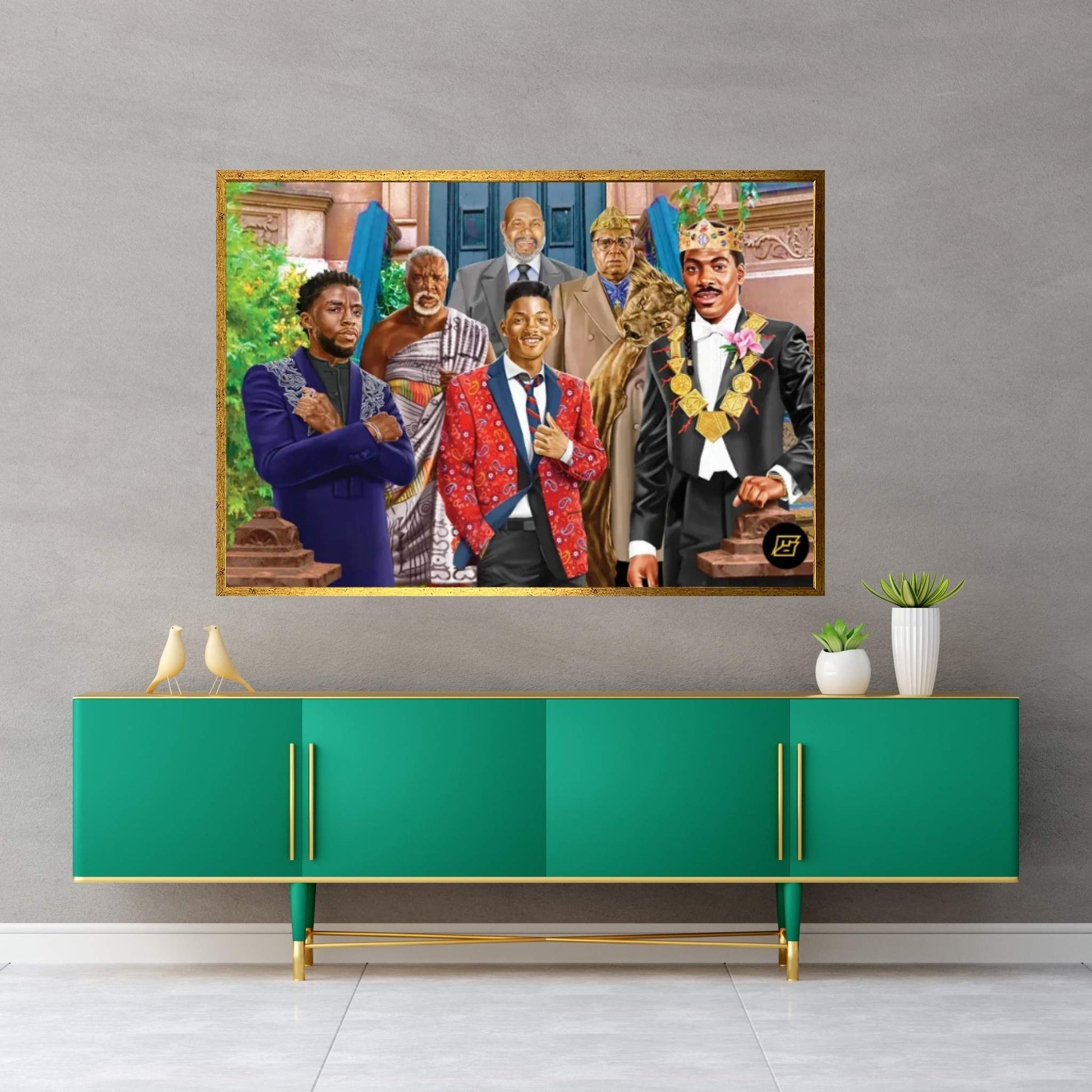 Princes II Kings Canvas Wall Art - Y Canvas