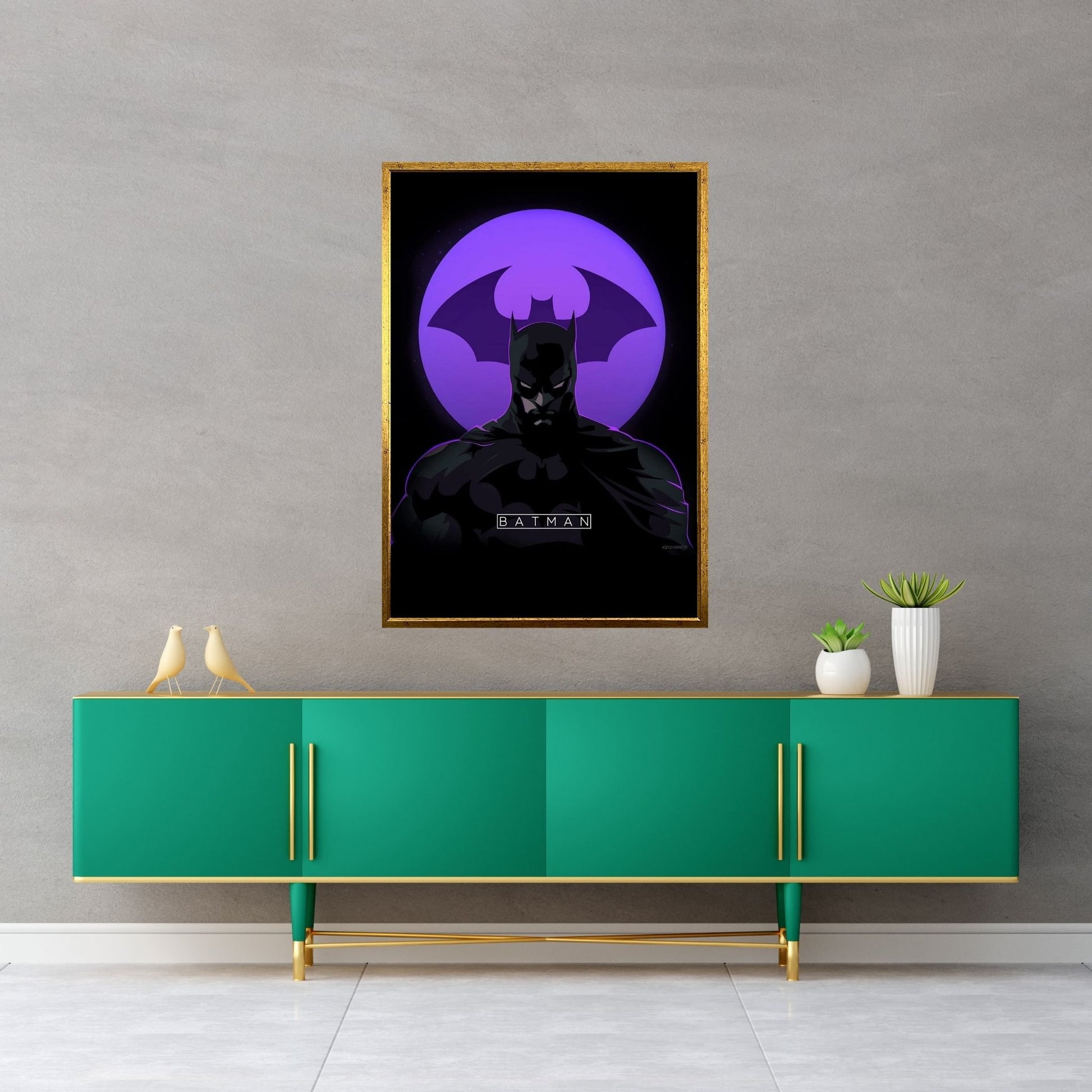 Batman Canvas Wall Art - Y Canvas