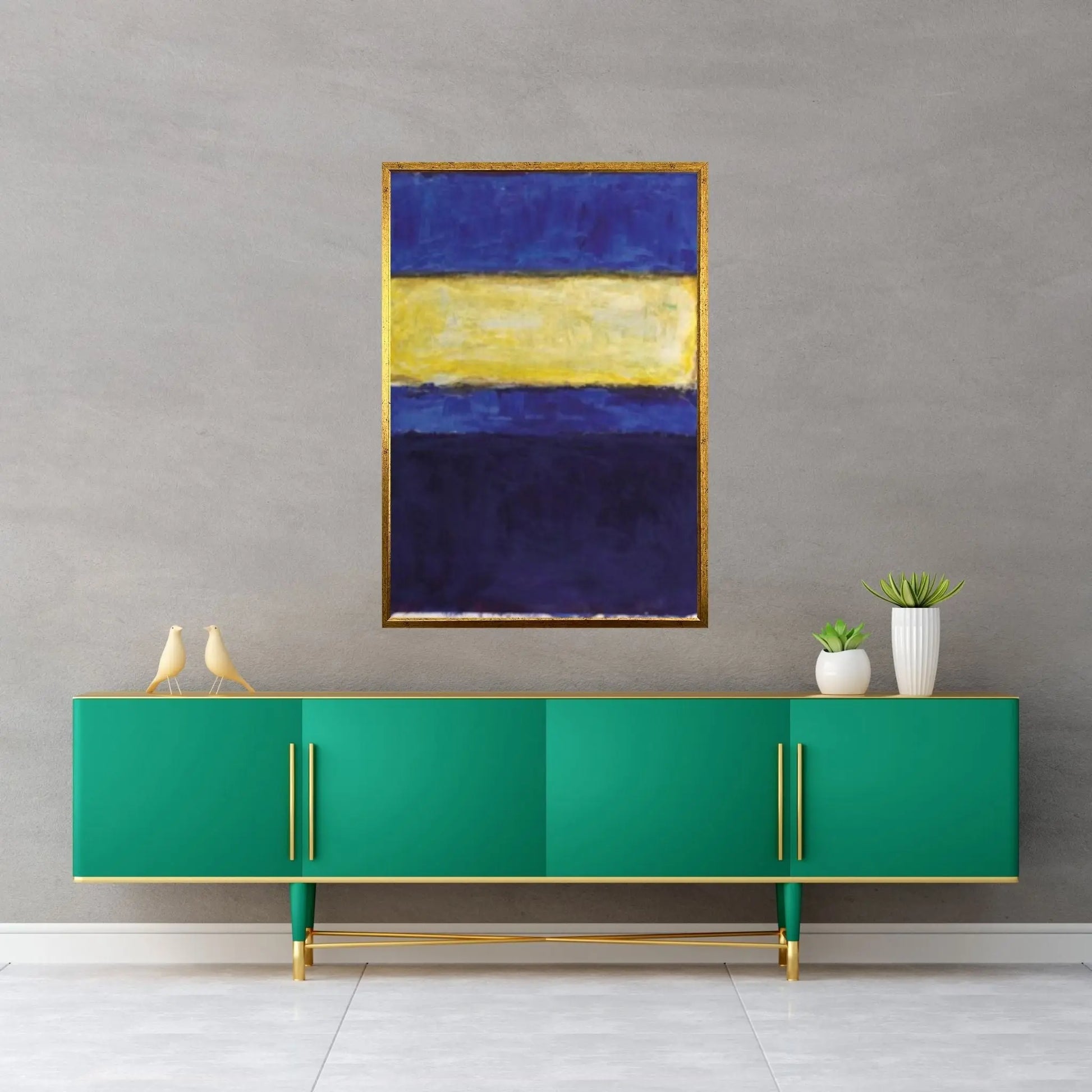 Mark Rothko Frame Canvas/Poster Art Reproduction, Rothko Reproduction - Y Canvas