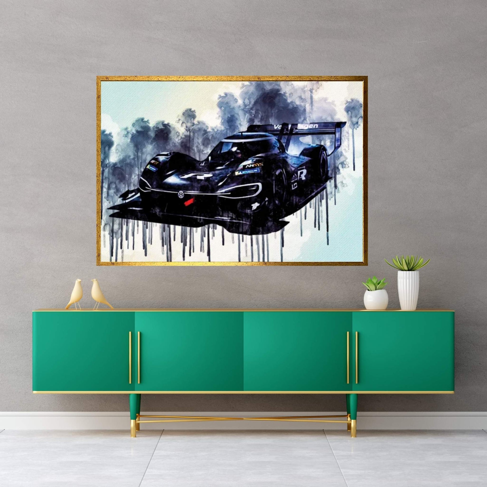 Roy Nissany Williams Fw43B On Track Raceway Formula 1 2021 F1 Cars Sportscars Canvas Wall Art - Y Canvas