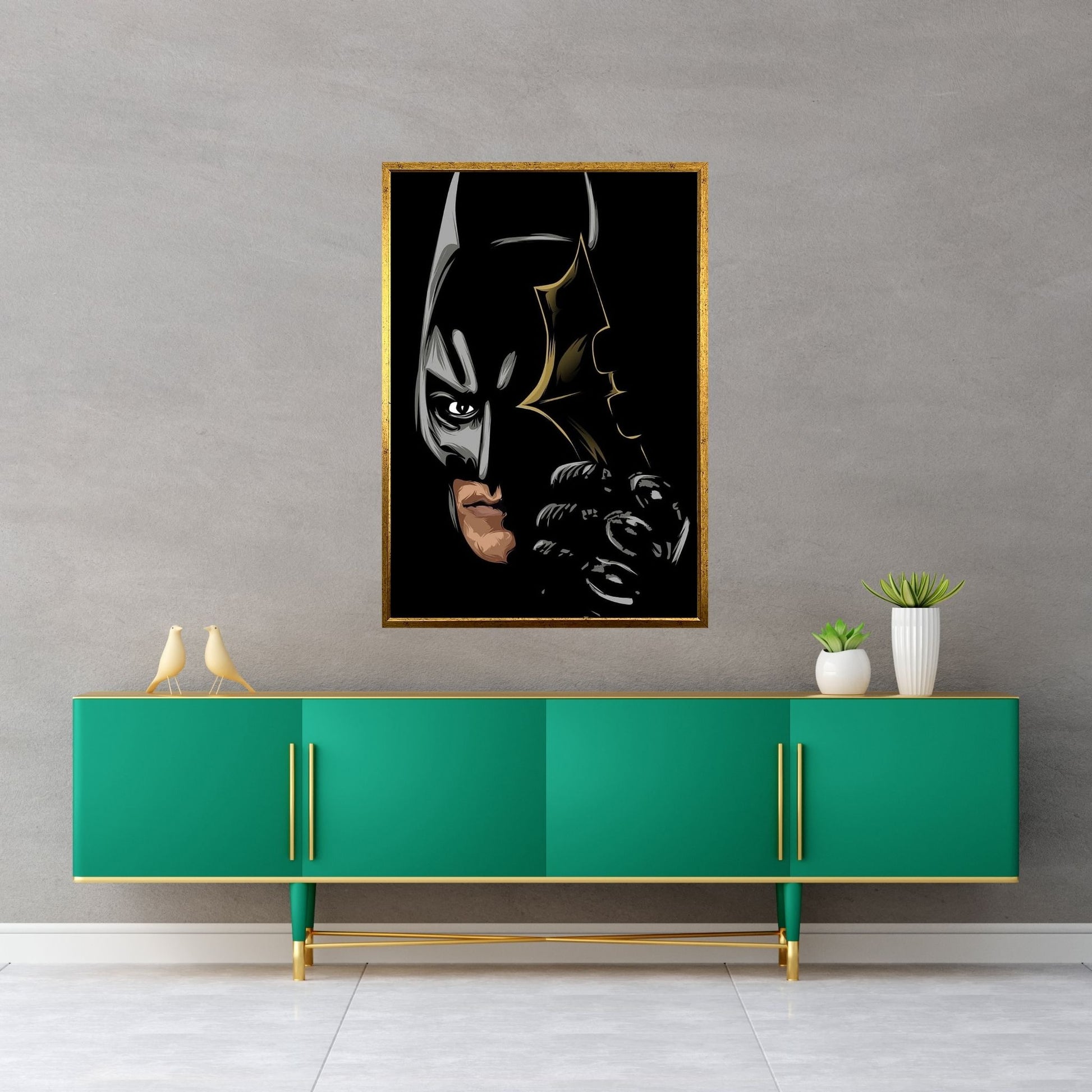 Batman Canvas Wall Art - Y Canvas