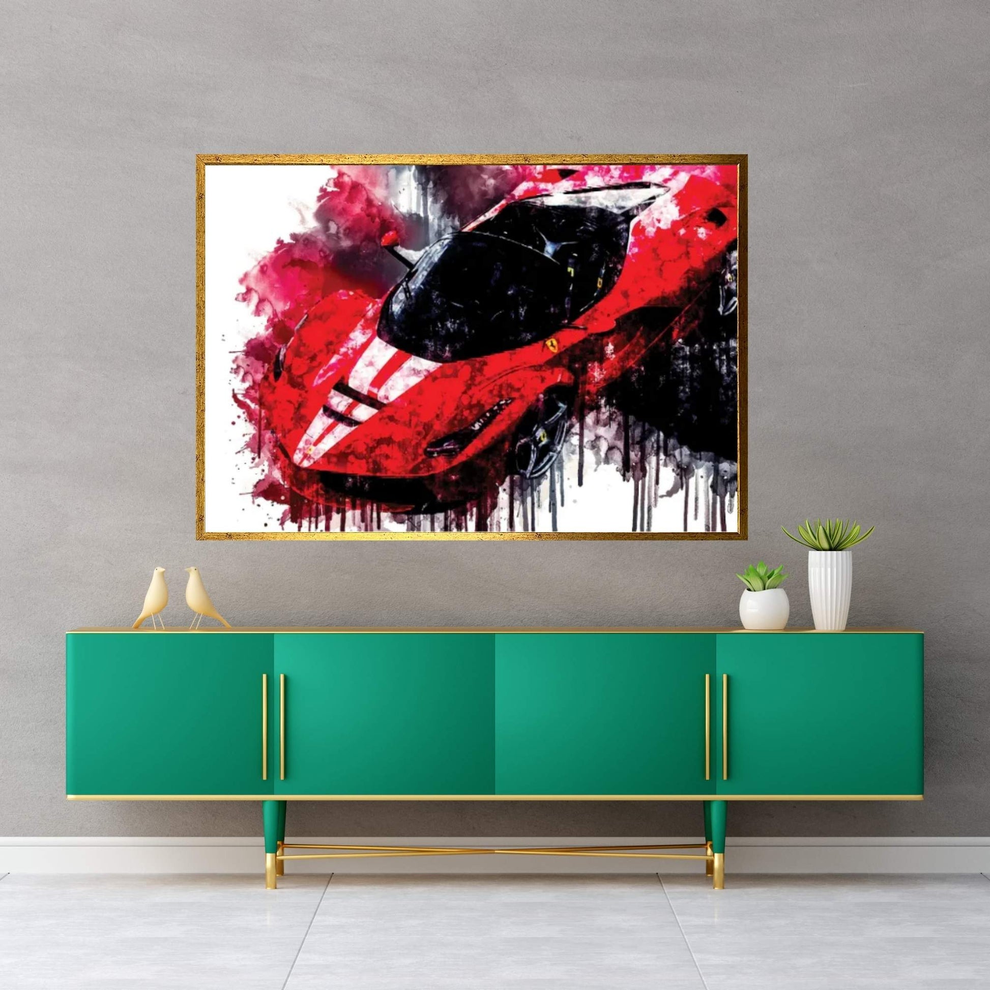 2017 Ferrari LaFerrari Aperta Vehicle LXXI Canvas Wall Art - Y Canvas