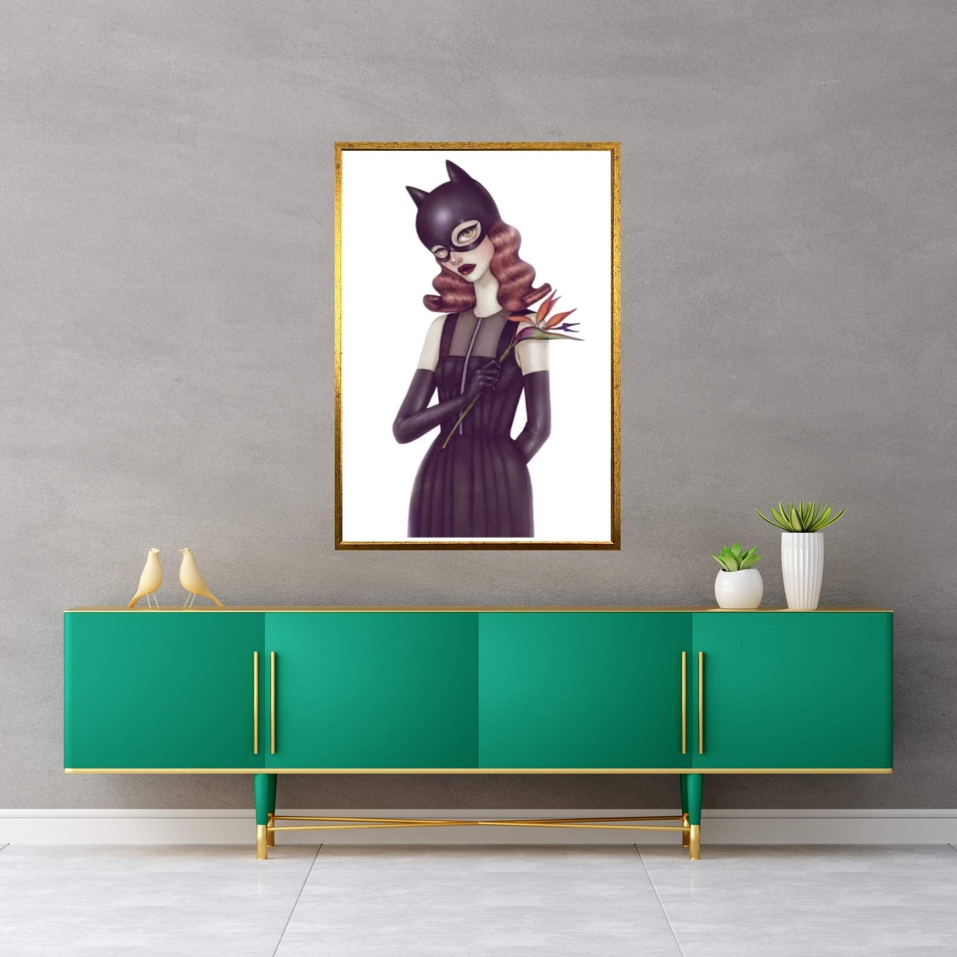 Batgirl I Canvas Wall Art - Y Canvas