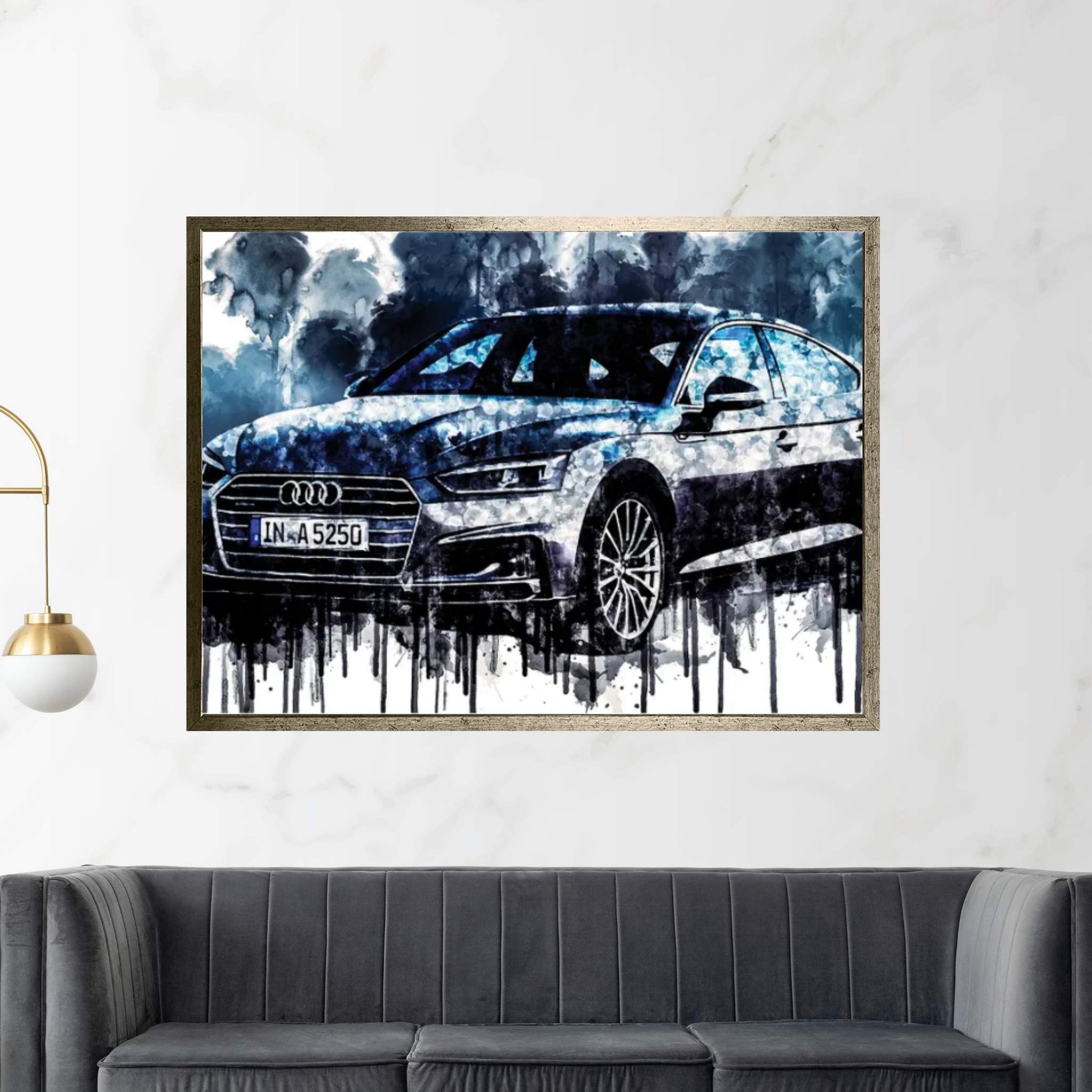 2018 Audi A5 Sportback Canvas Wall Art - Y Canvas