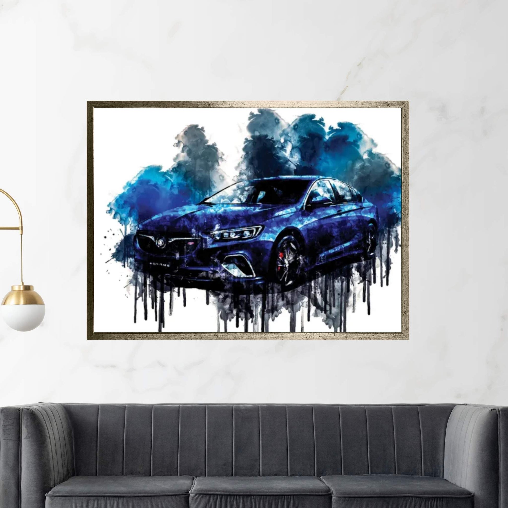 2018 Buick Regal GS Vehicle CDL Canvas Wall Art - Y Canvas