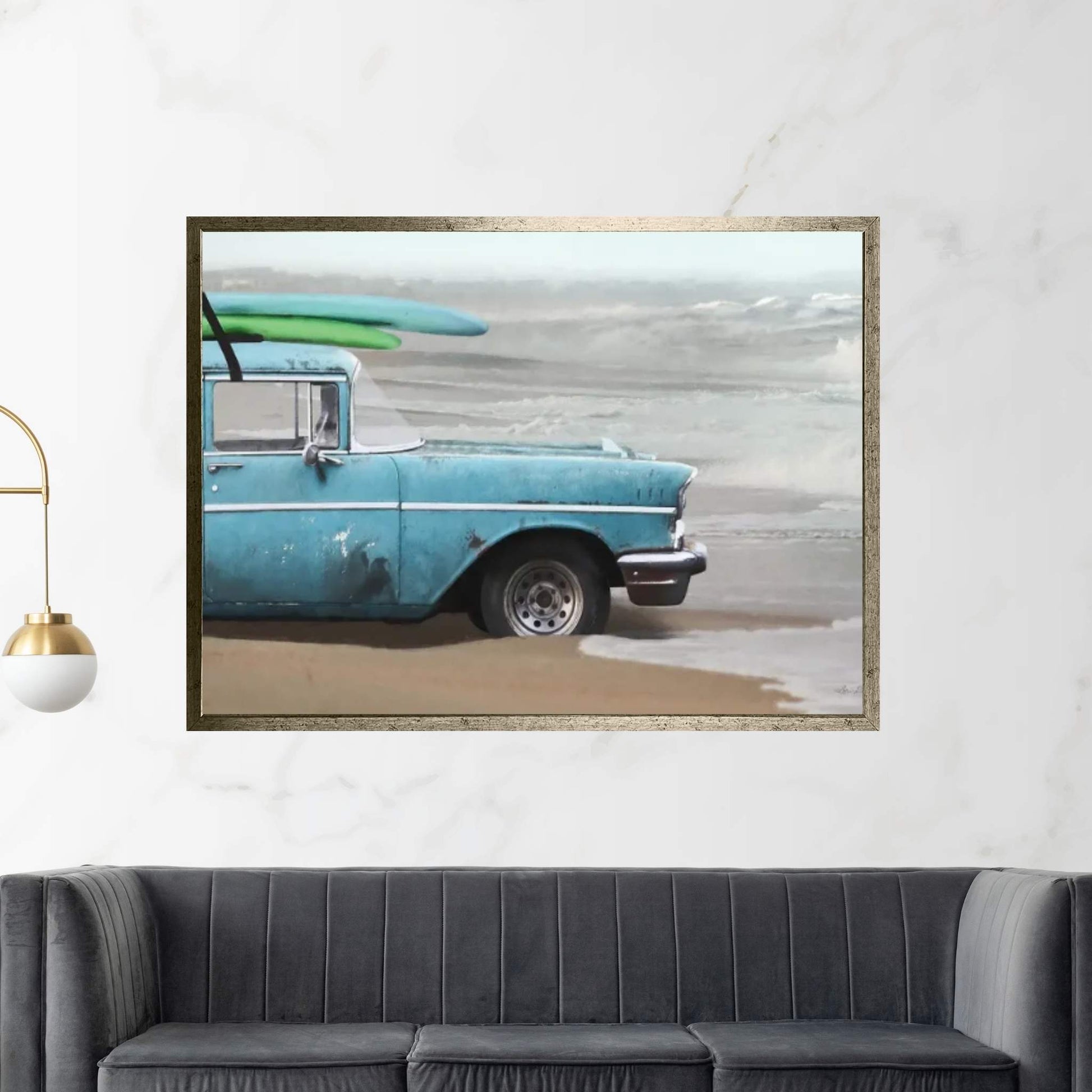 My Wave Is Waiting Canvas Wall Art - Y Canvas