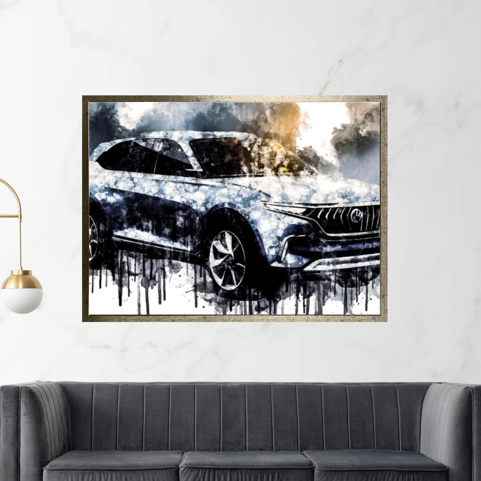 2017 Pininfarina Hybrid Kinetic K550 Canvas Wall Art - Y Canvas