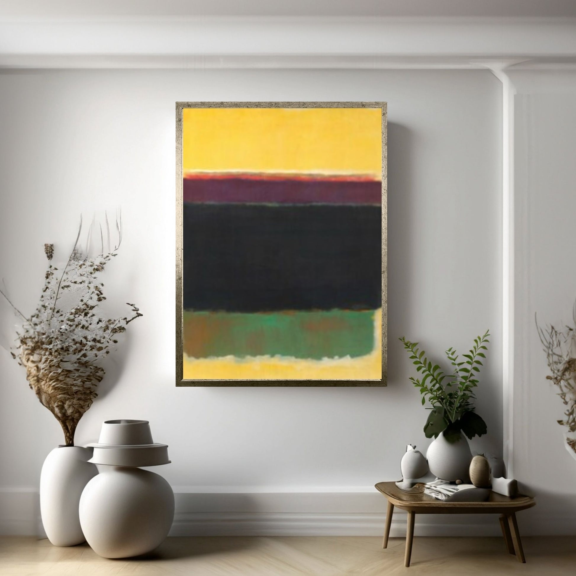 Mark Rothko Exhibition Canvas Wall Art Poster, Mark Rothko Canvas Wall Art Print - Y Canvas