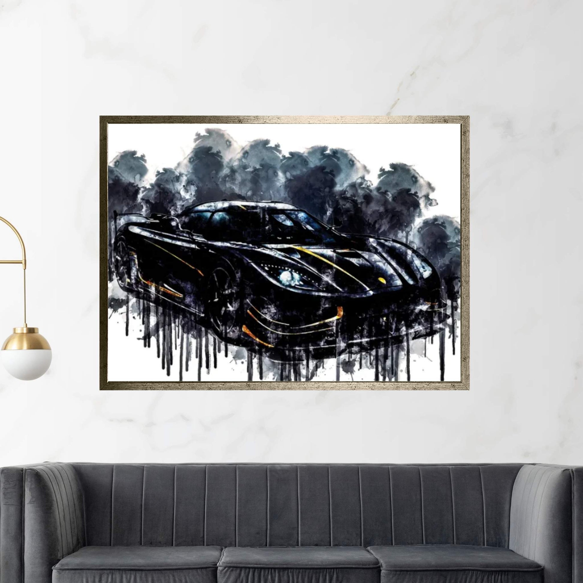 2017 Koenigsegg Agera RS Gryphon Vehicle CXIV Canvas Wall Art - Y Canvas