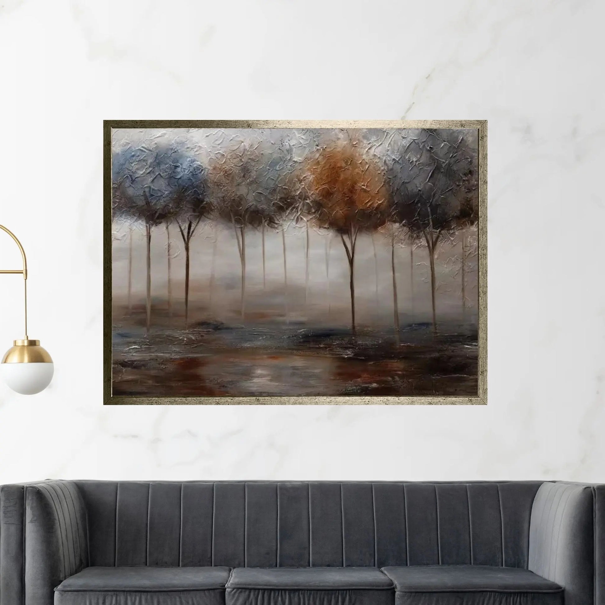 The Silver Pond Canvas Wall Art - Y Canvas