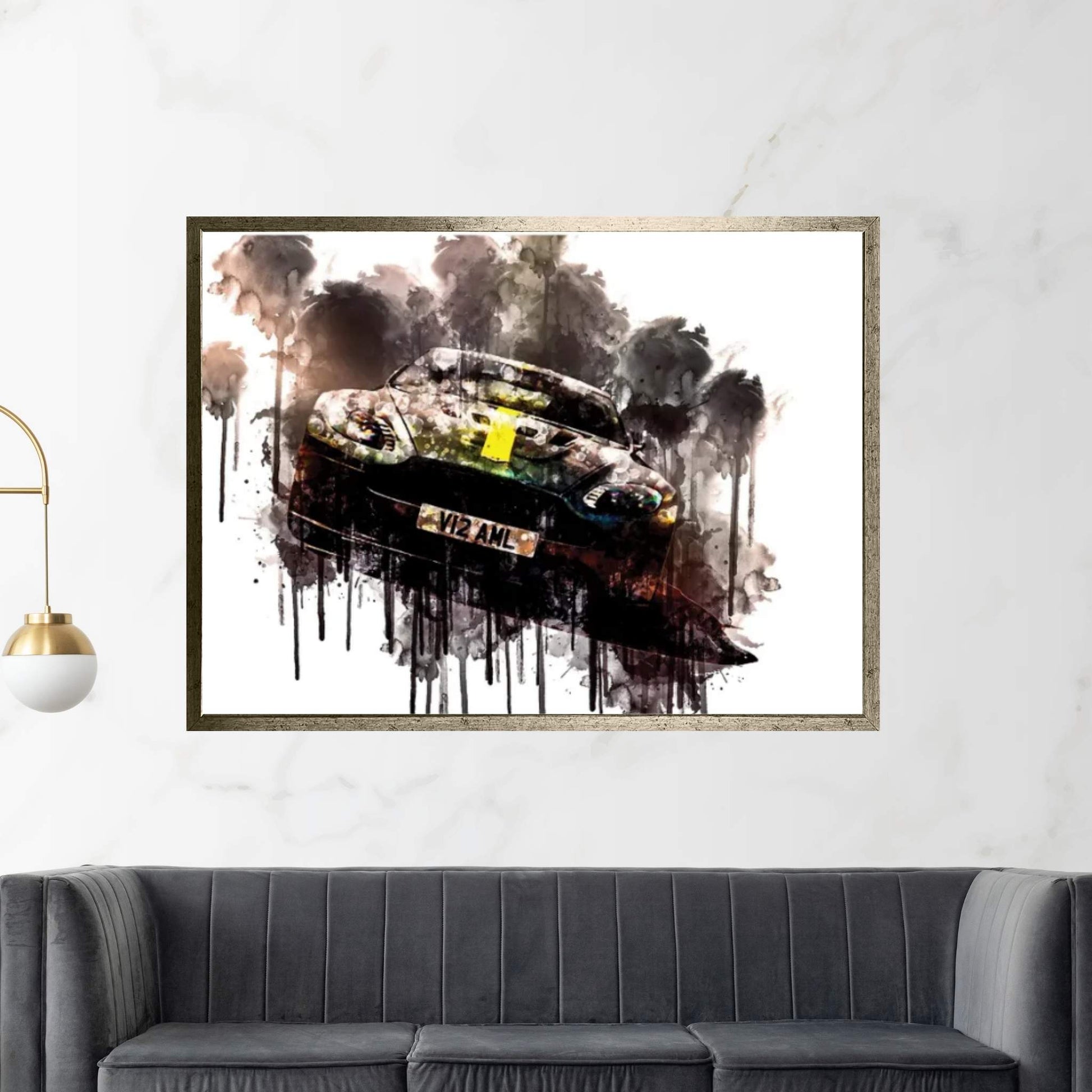 2017 Aston Martin Vantage AMR Canvas Wall Art - Y Canvas