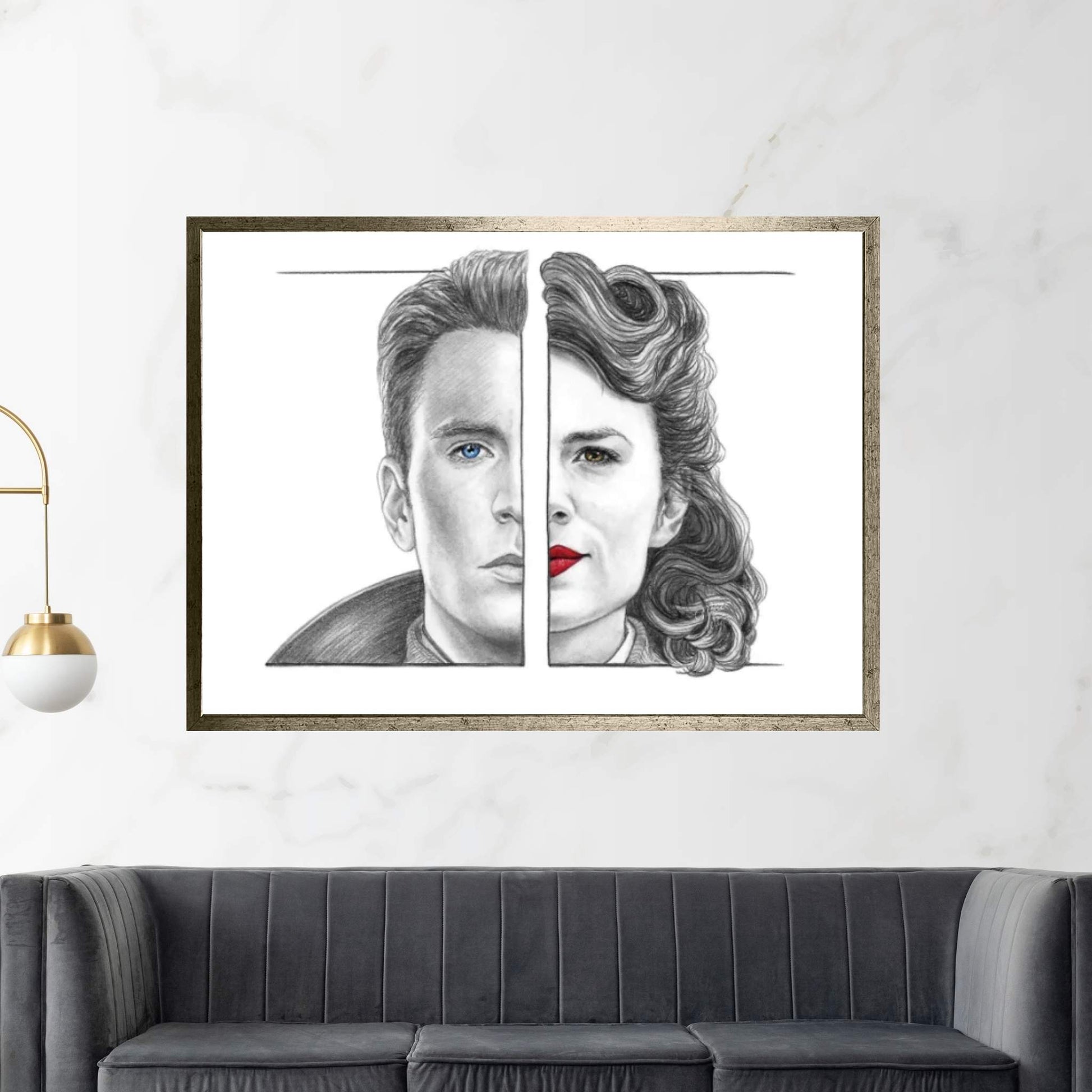 Steve And Peggy Canvas Wall Art - Y Canvas