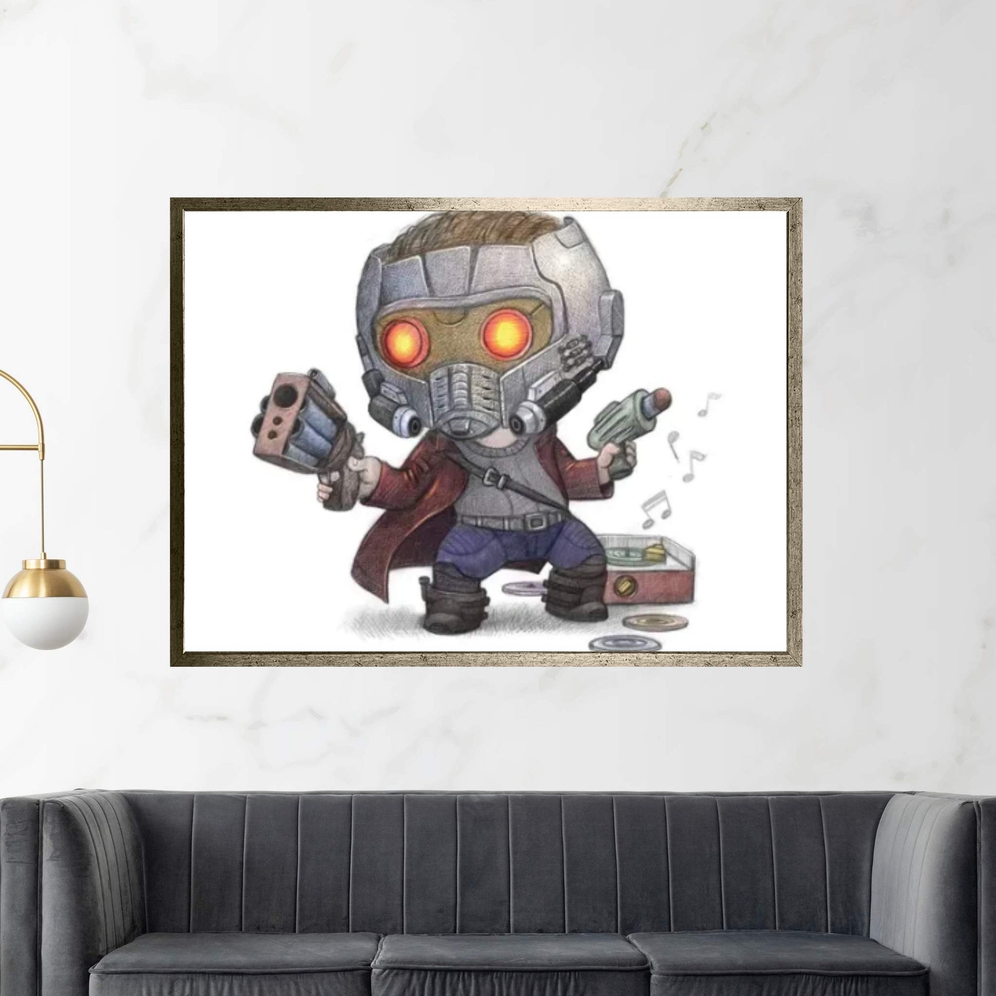 StarLord II Canvas Wall Art - Y Canvas