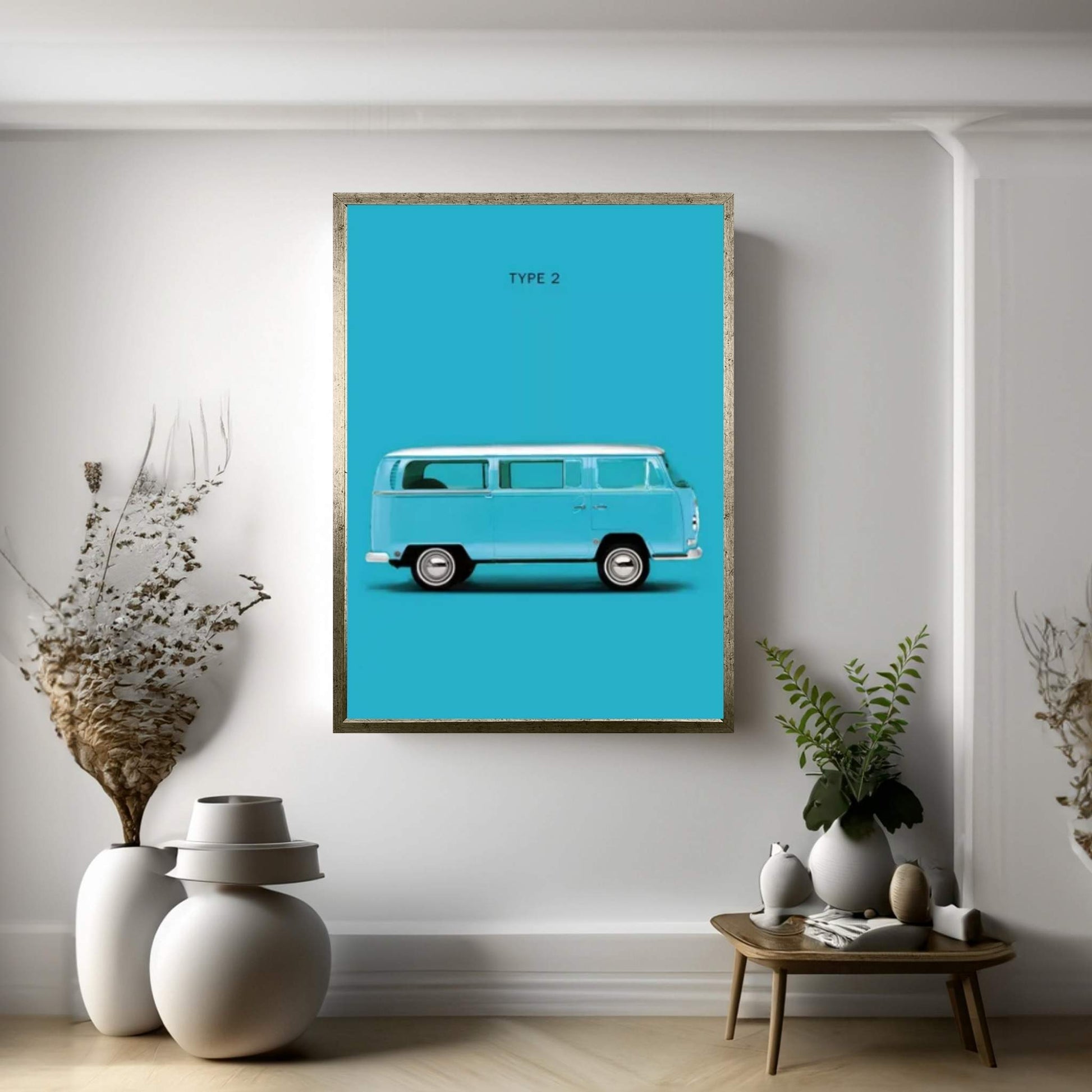 Volkswagen Type 2 Canvas Wall Art - Y Canvas