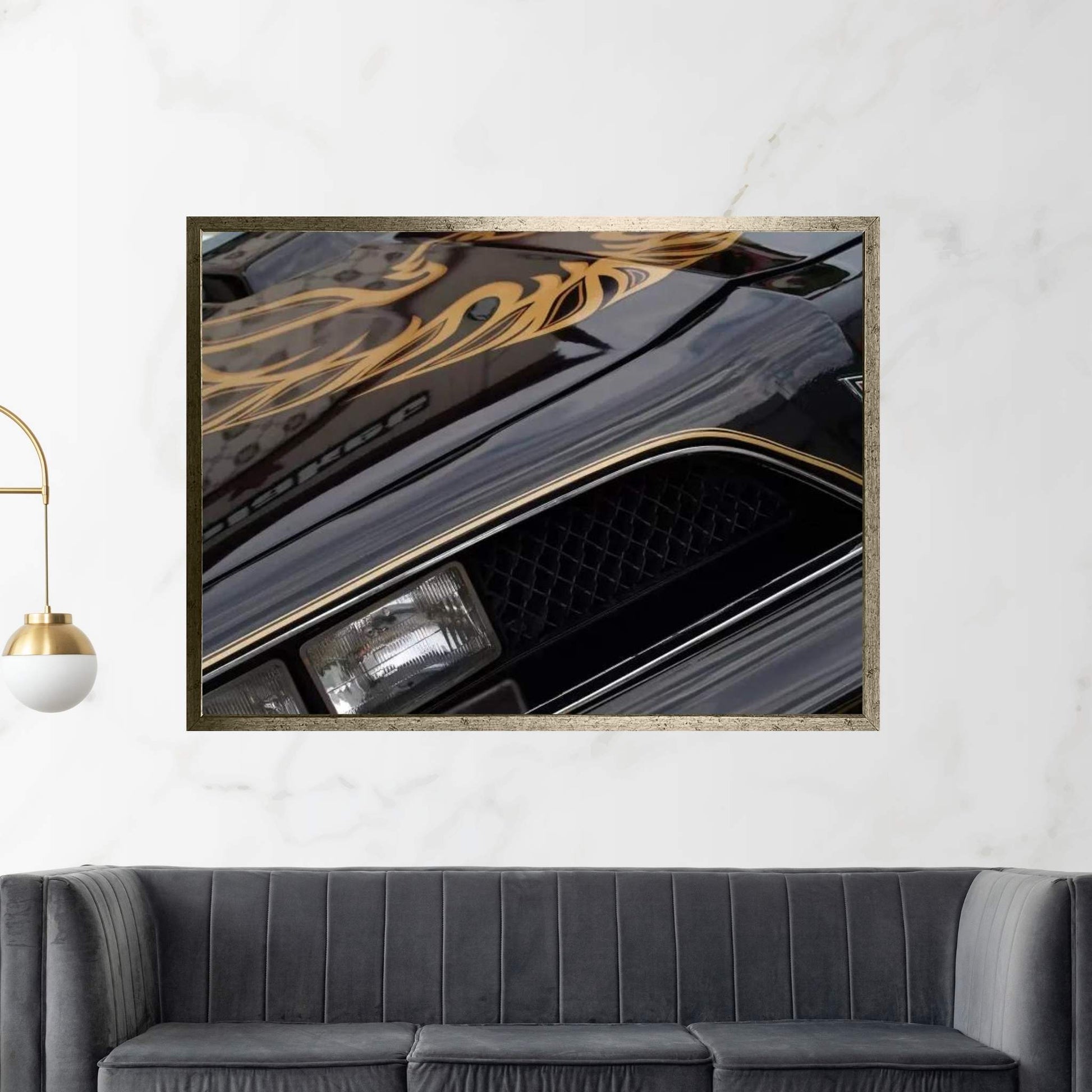 1978 Pontiac Trans Am, Front End Detail Canvas Wall Art - Y Canvas