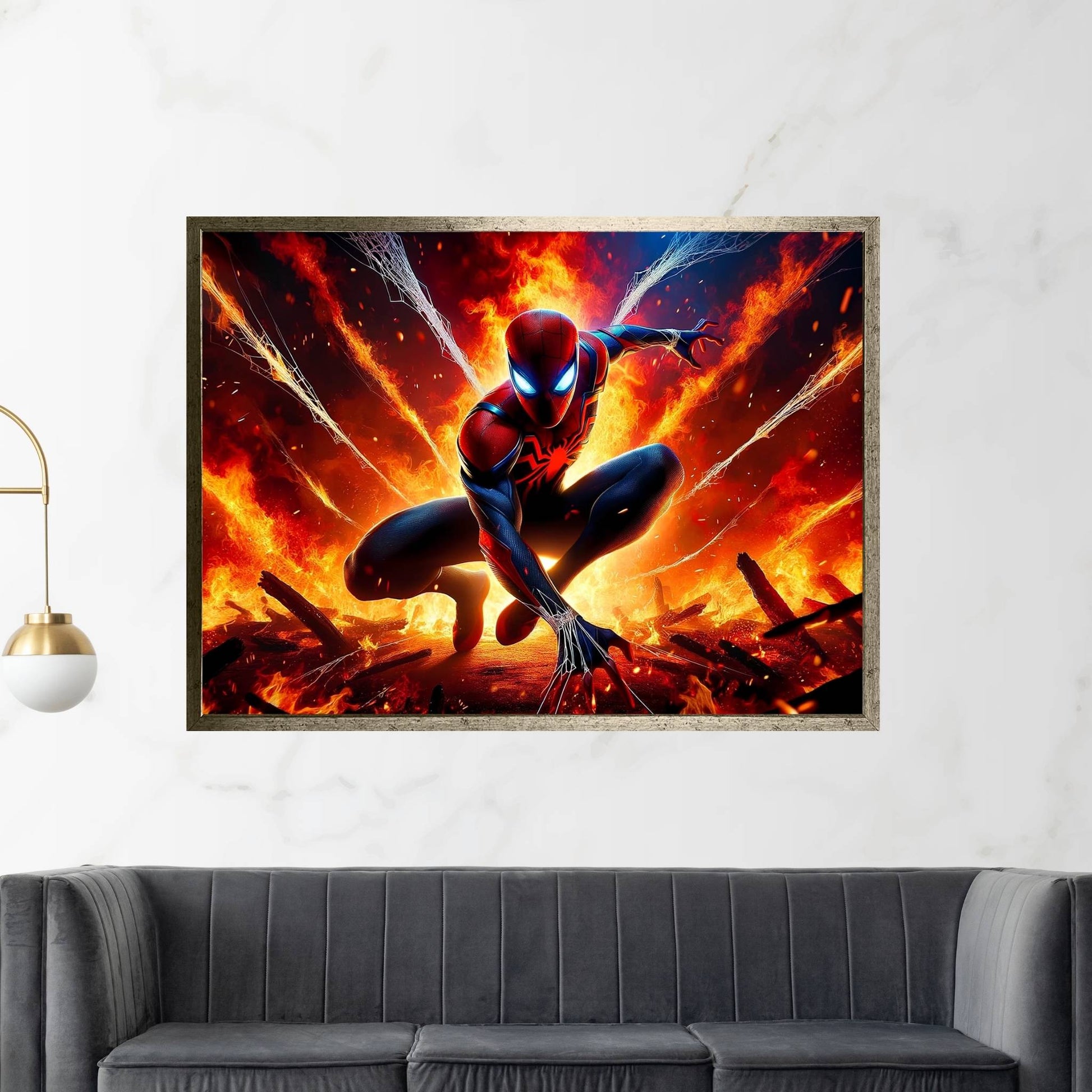 Spiderman Canvas Wall Art - Y Canvas