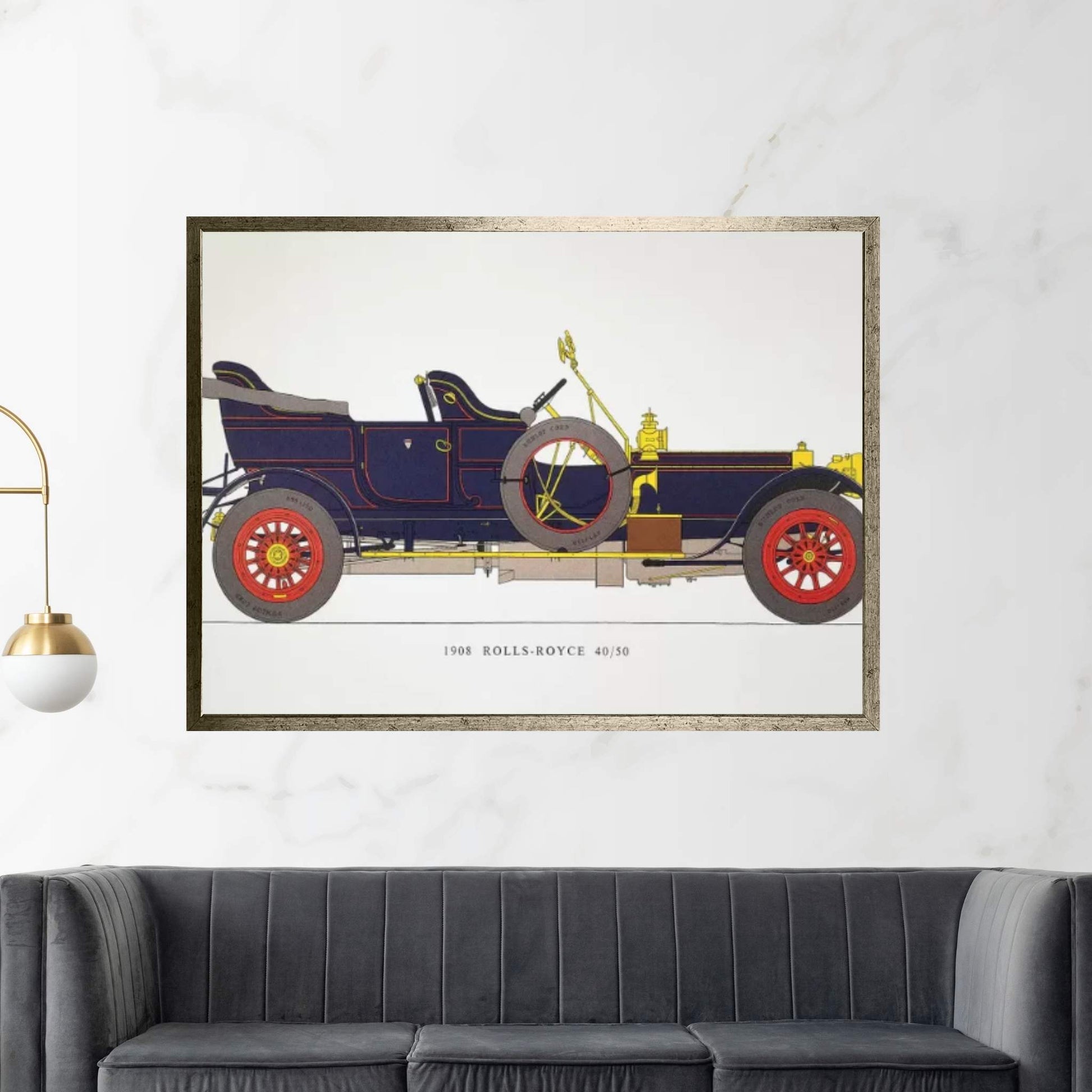 Auto: Rolls-Royce, 1908 Canvas Wall Art - Y Canvas