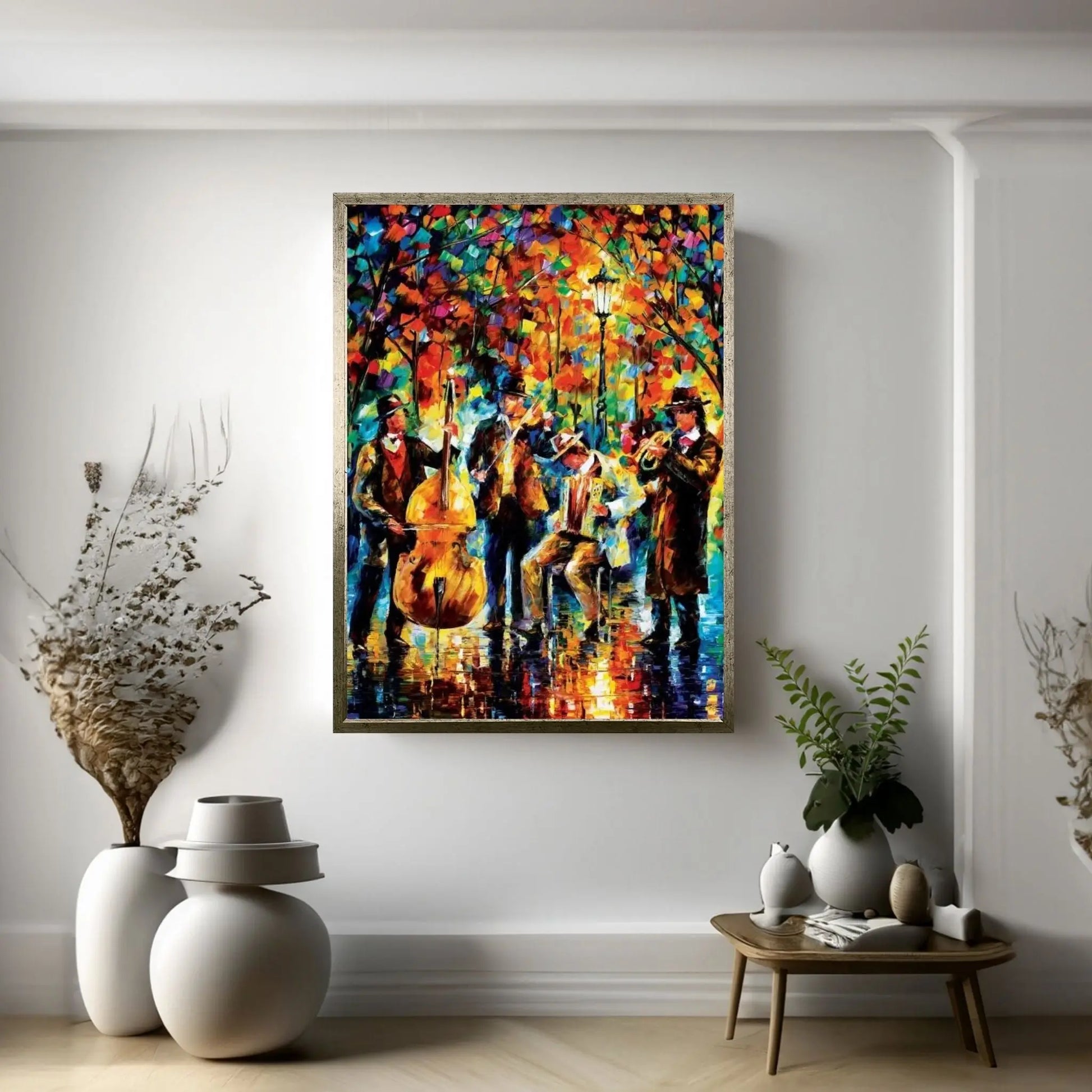 Glowing Music Canvas Wall Art - Y Canvas