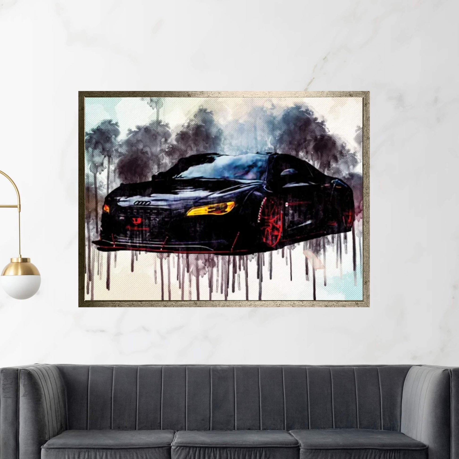 2019 Audi R8 LB Performance Canvas Wall Art - Y Canvas