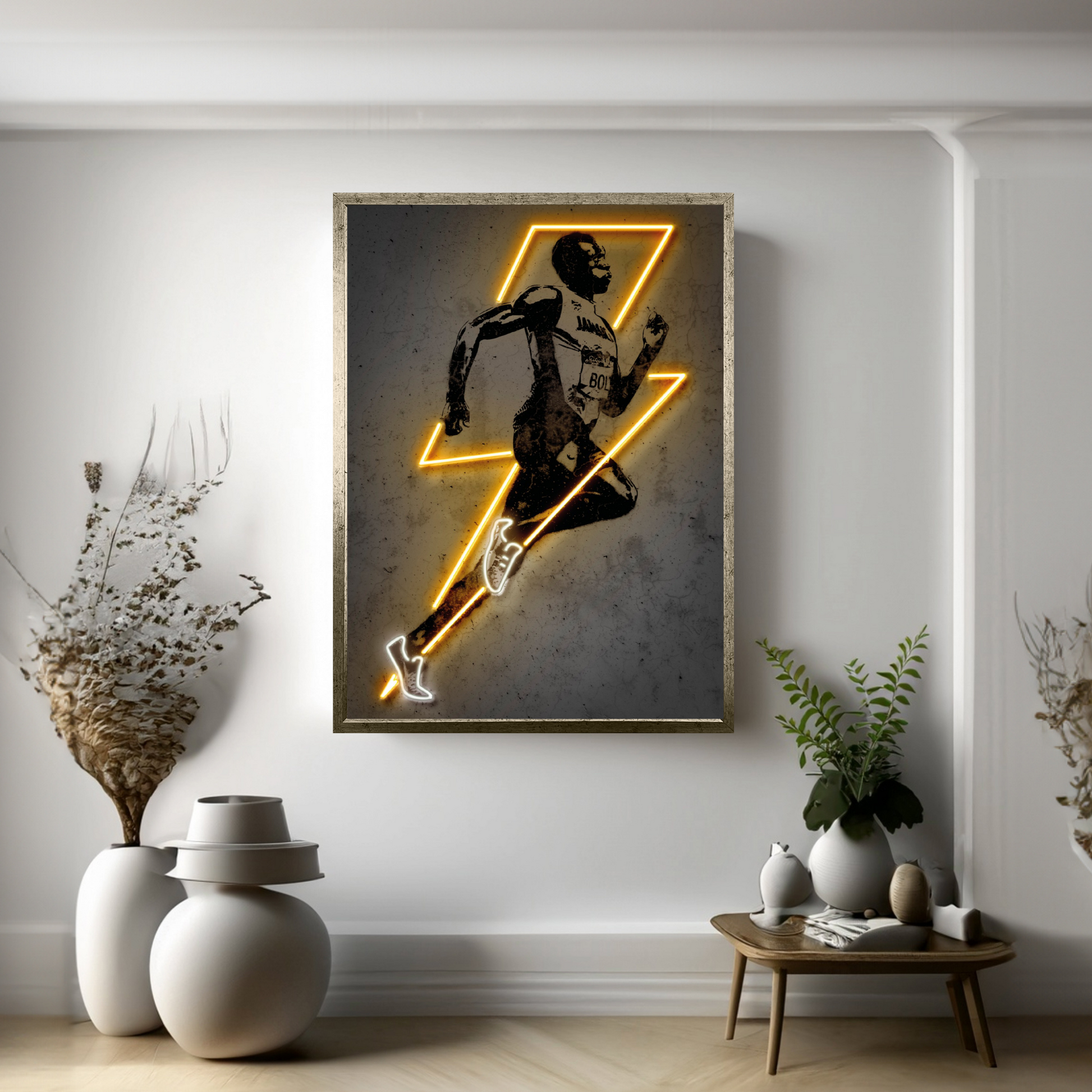 Usain Bolt Canvas Wall Art - Y Canvas