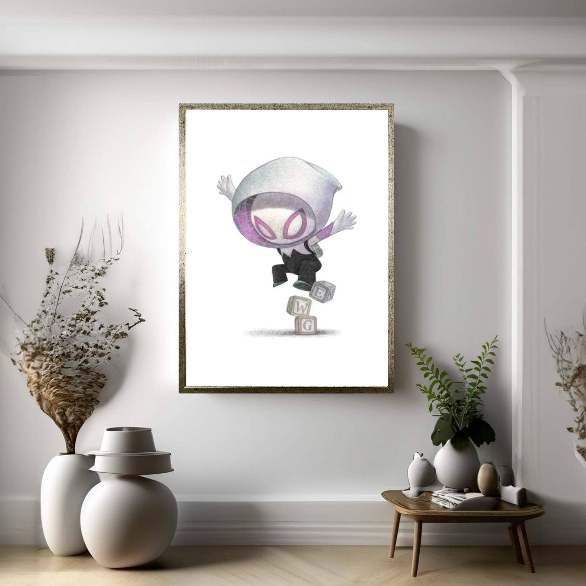 Baby Gwen Canvas Wall Art - Y Canvas