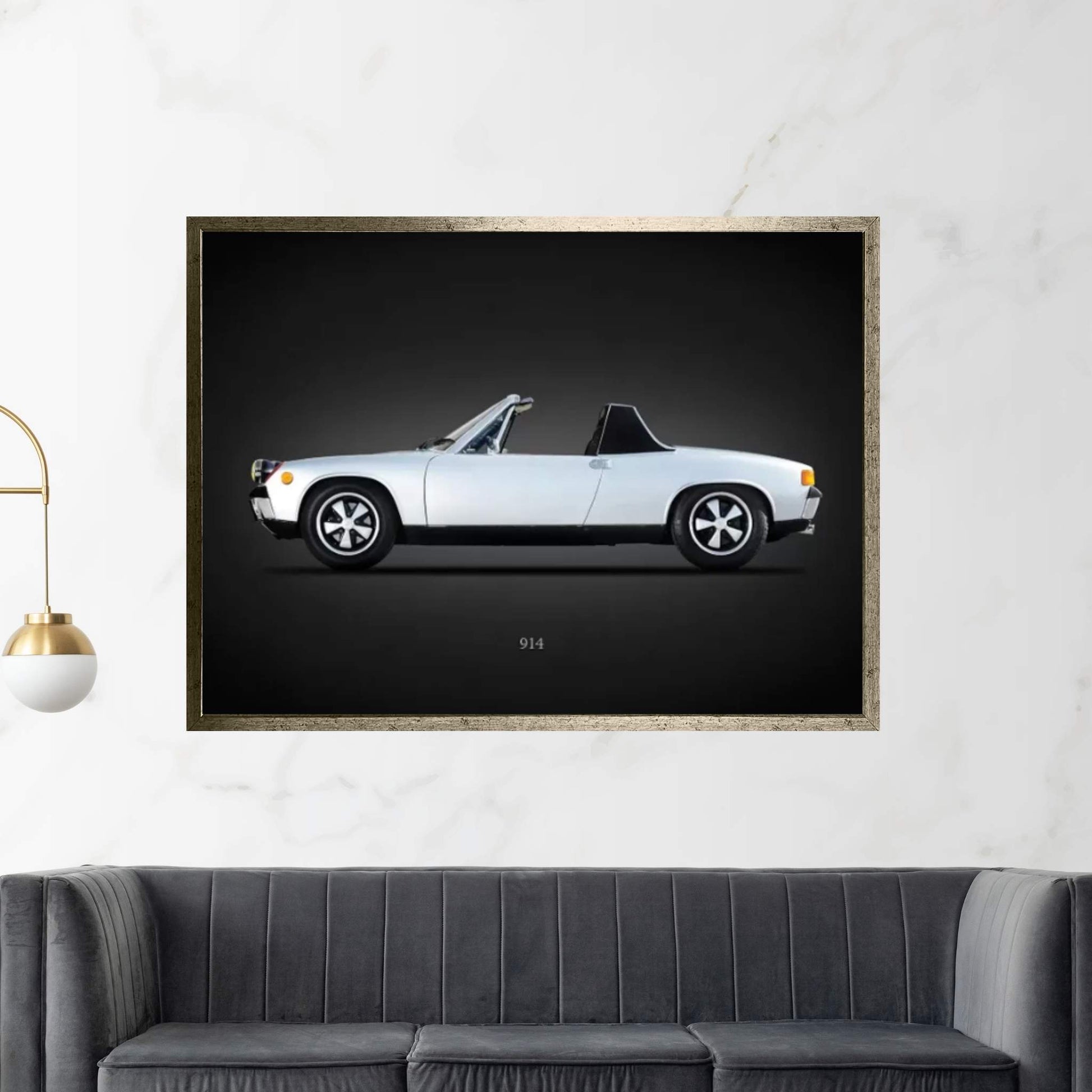 Porsche 914 1970 Canvas Wall Art - Y Canvas