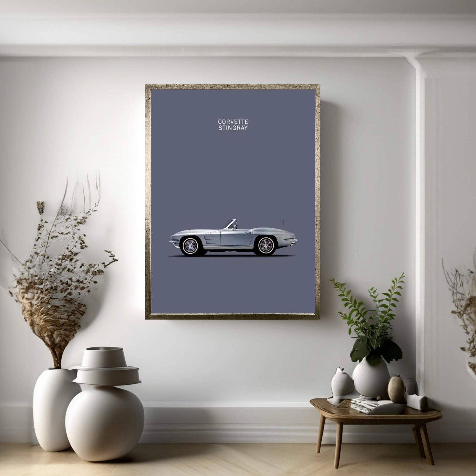 1965 Chevrolet Corvette Stingray Canvas Wall Art - Y Canvas