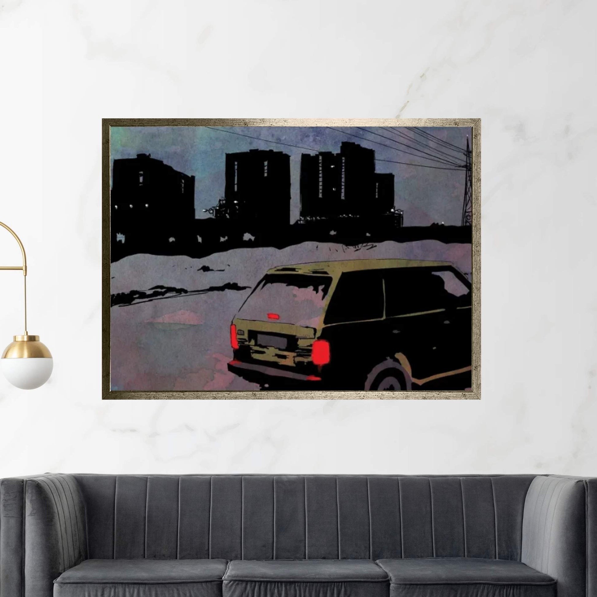 The Wait II Canvas Wall Art - Y Canvas