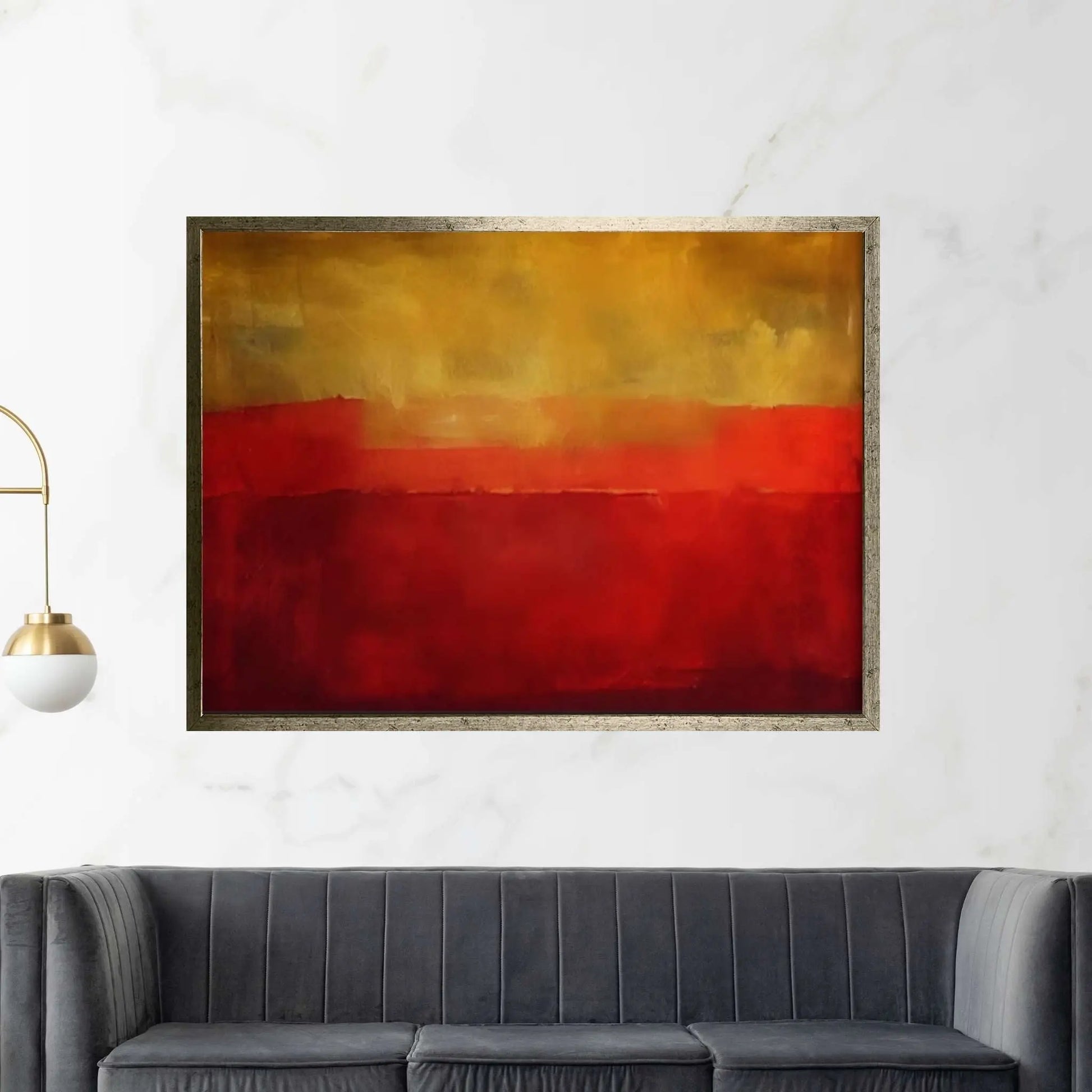 Mark Rothko Frame Canvas/Poster Art Reproduction, Rothko Reproduction - Y Canvas