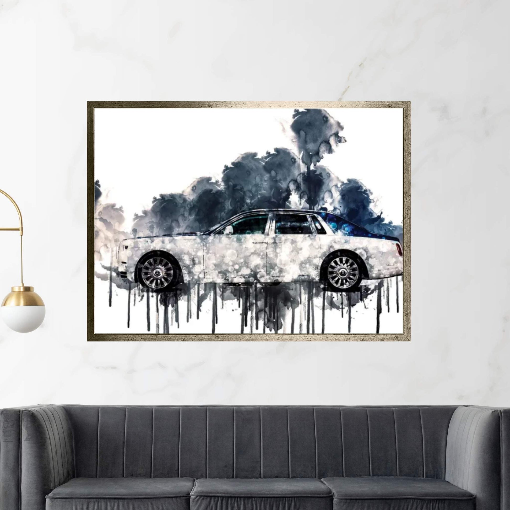 2017 Rolls Royce Phantom Canvas Wall Art - Y Canvas