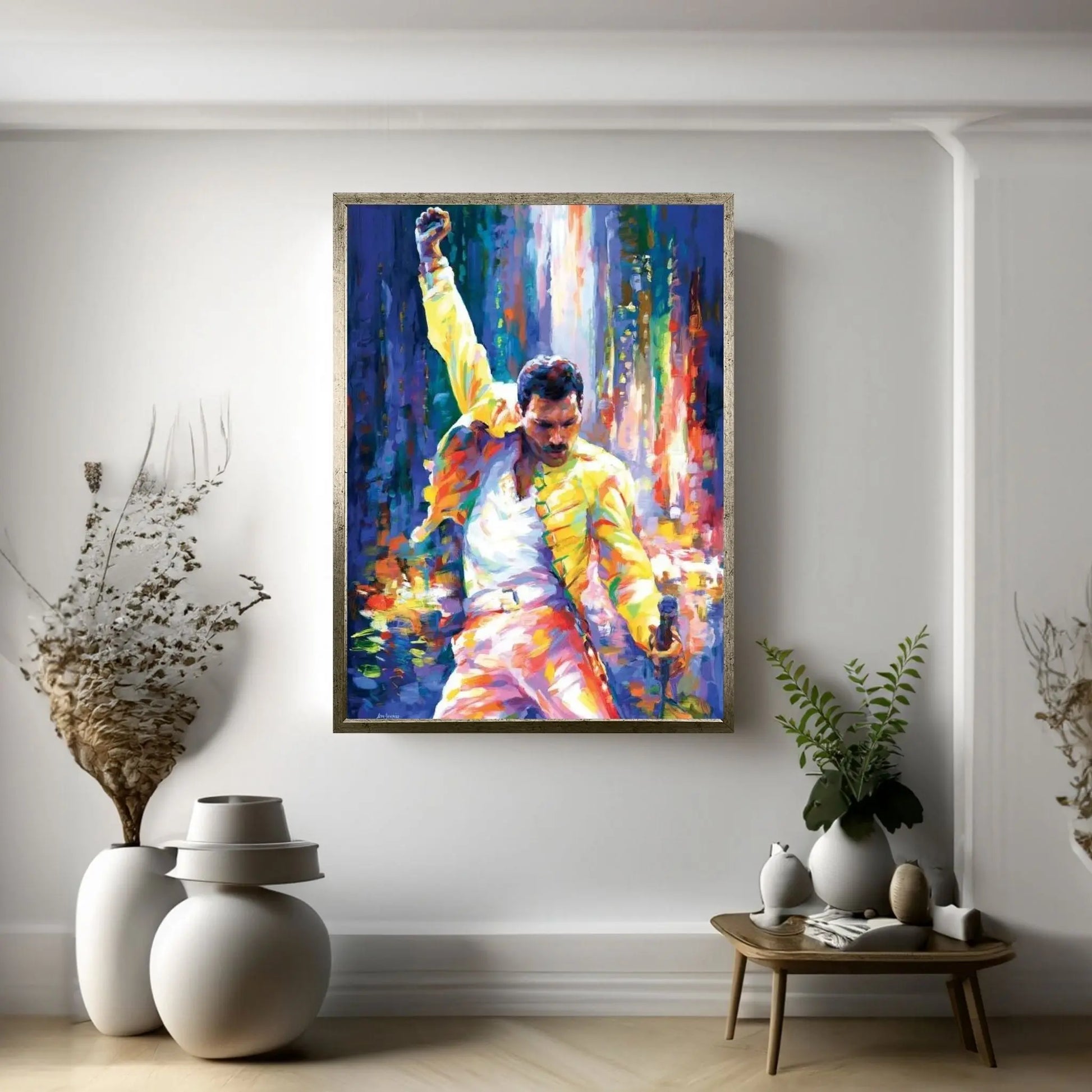 Freddie Mercury Canvas Wall Art - Y Canvas