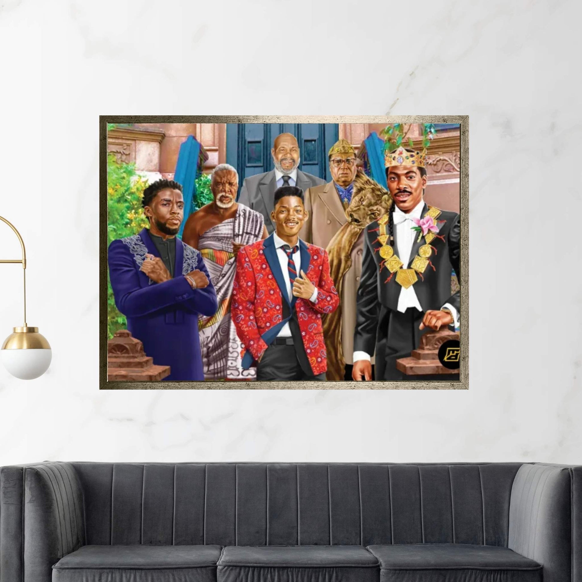 Princes II Kings Canvas Wall Art - Y Canvas