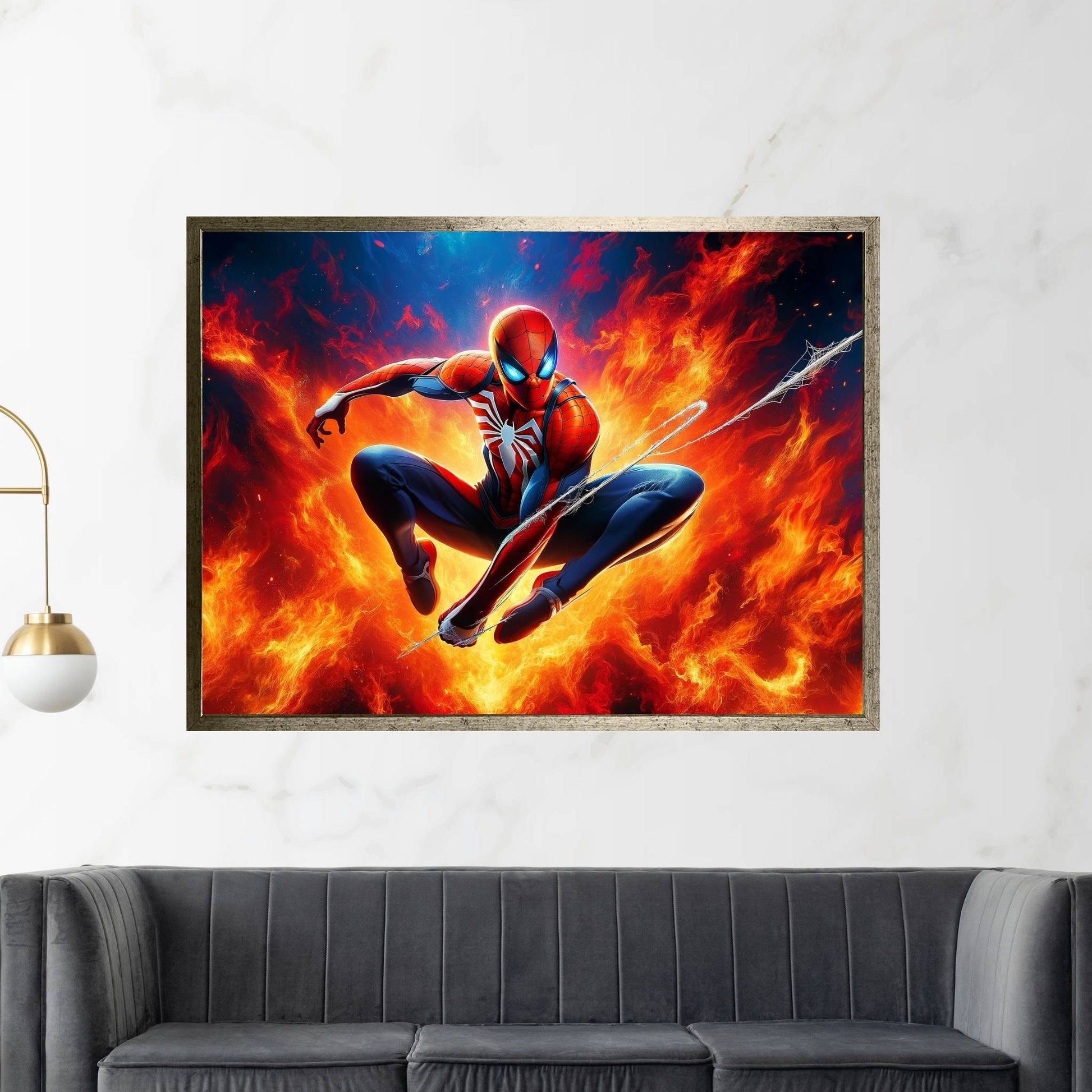 Spiderman Canvas Wall Art - Y Canvas