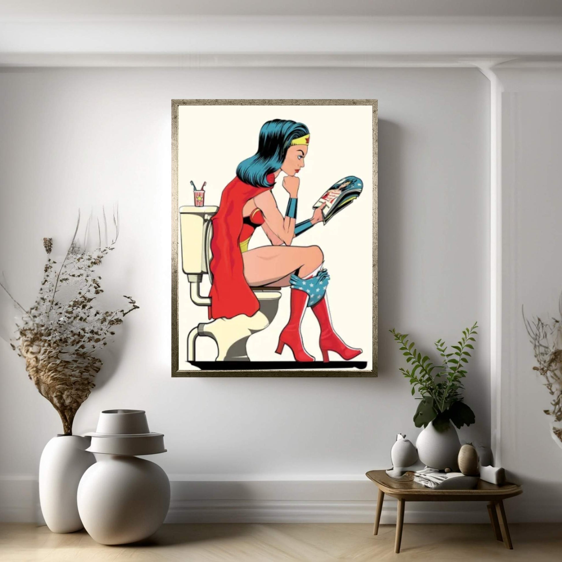 WW Loo Canvas Wall Art - Y Canvas