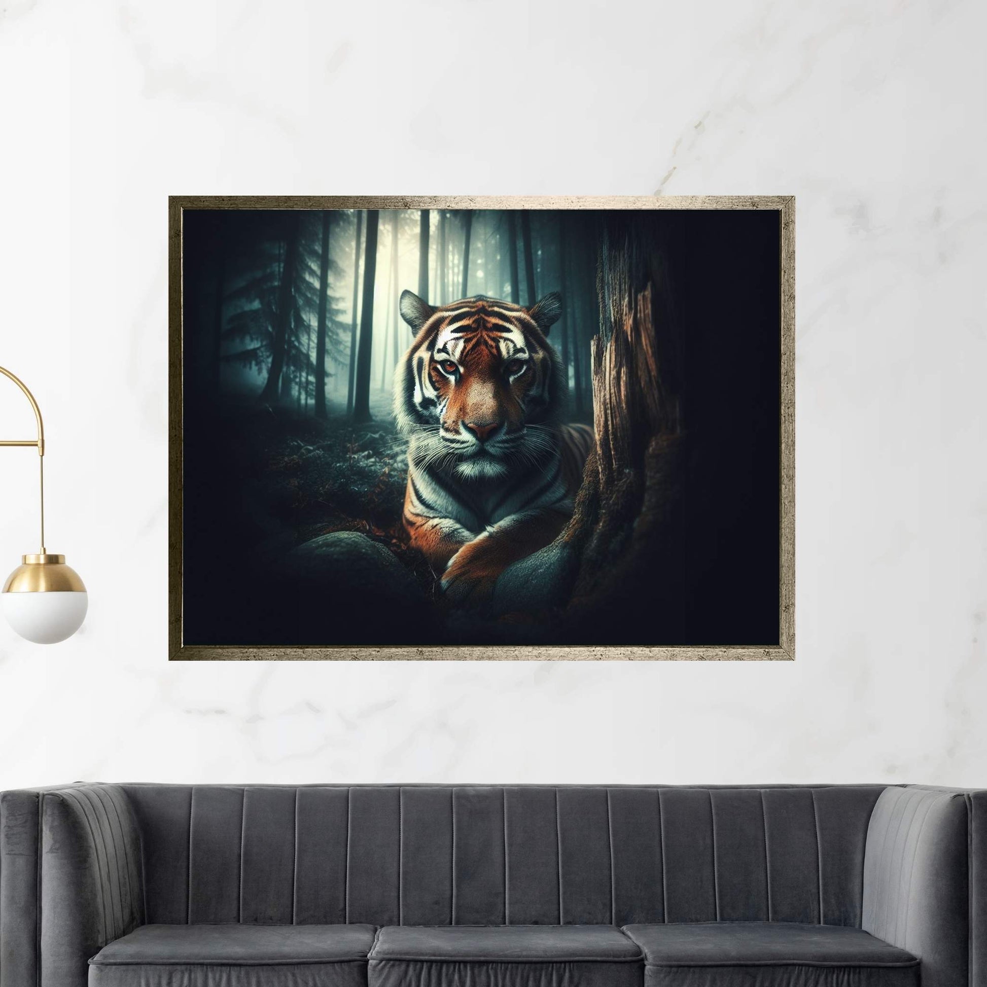 Tiger Canvas Print Art,Animal Wall Art, Canvas Wall Art - Y Canvas